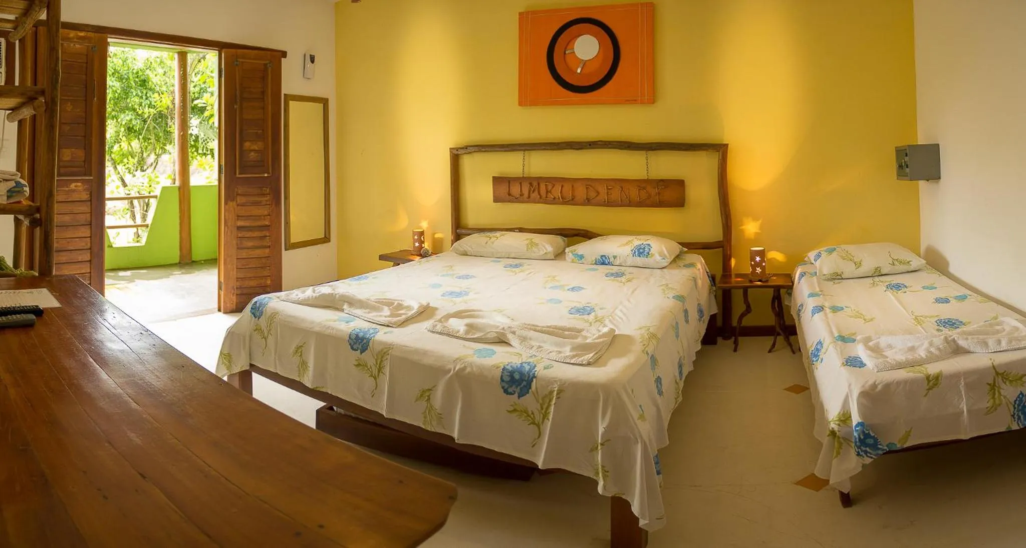 Bed in Pousada Umbudendê