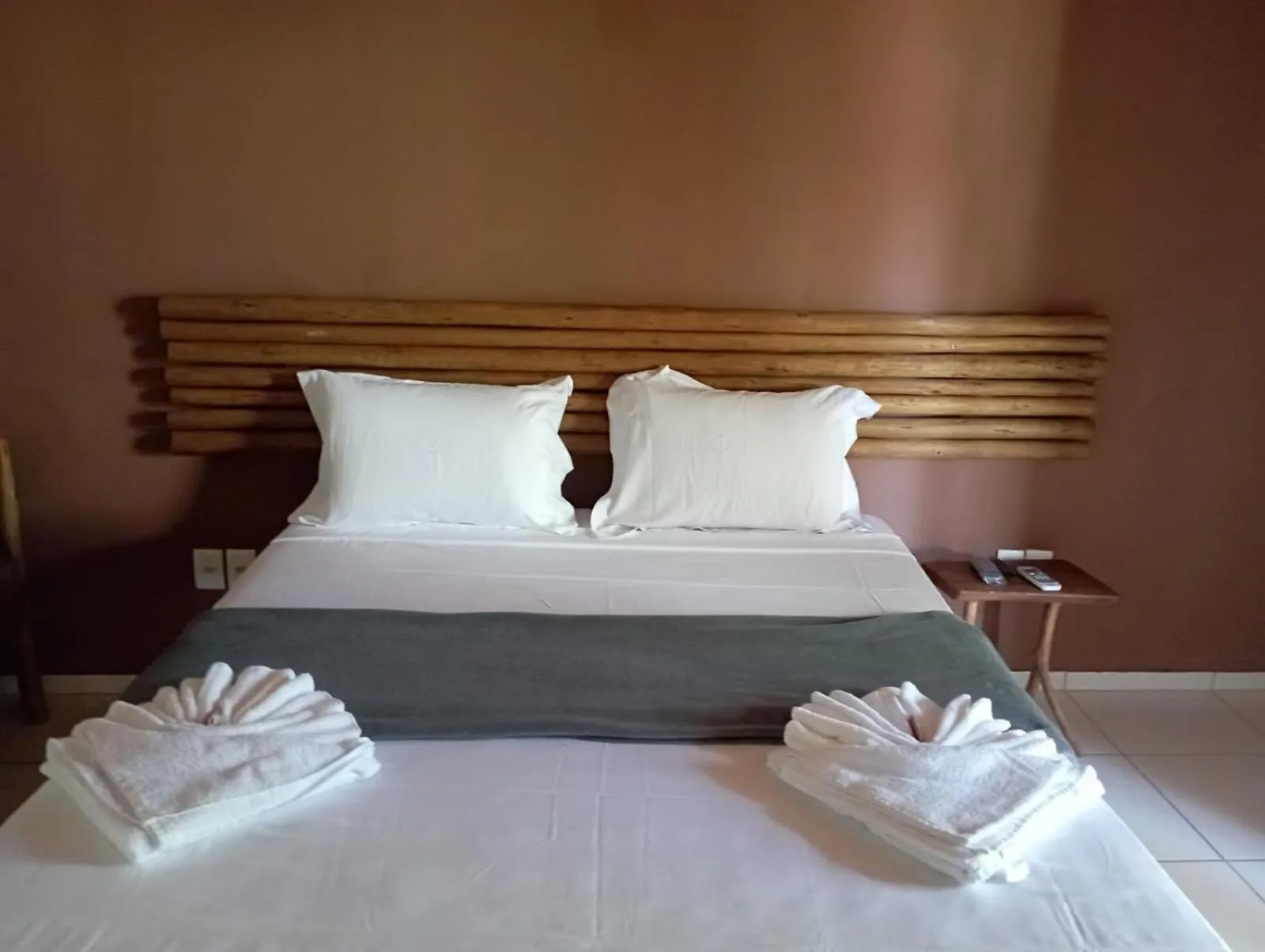 Bed in Pousada Umbudendê