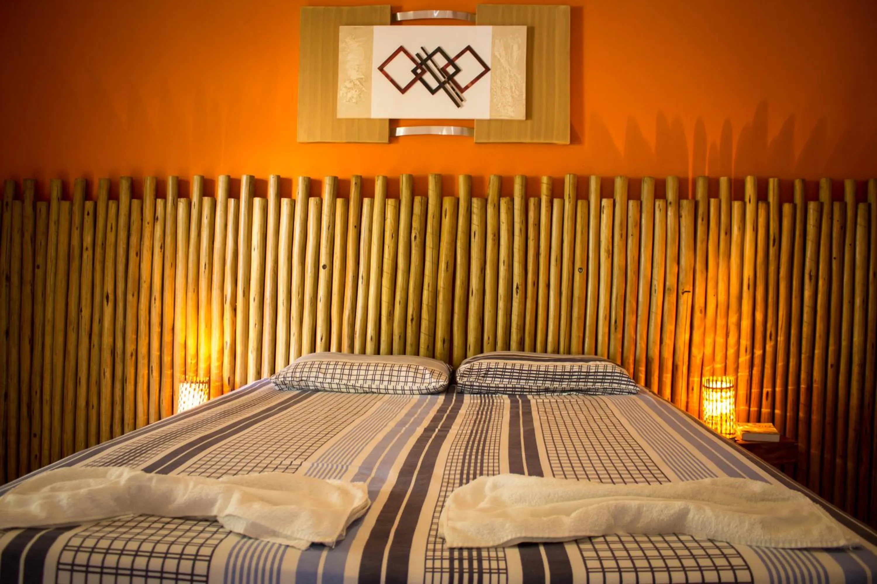 Bed in Pousada Umbudendê