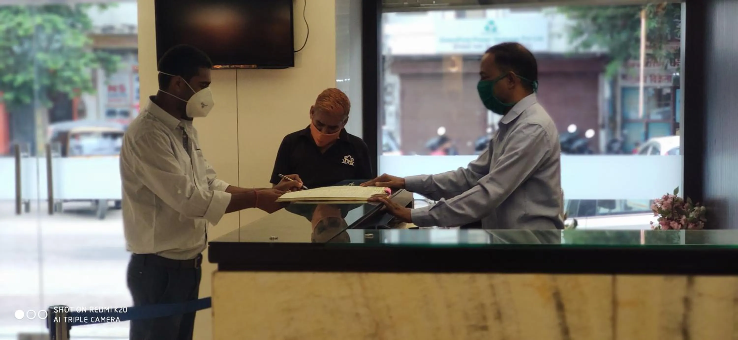 Guests in Hotel Shyampuriya Palace