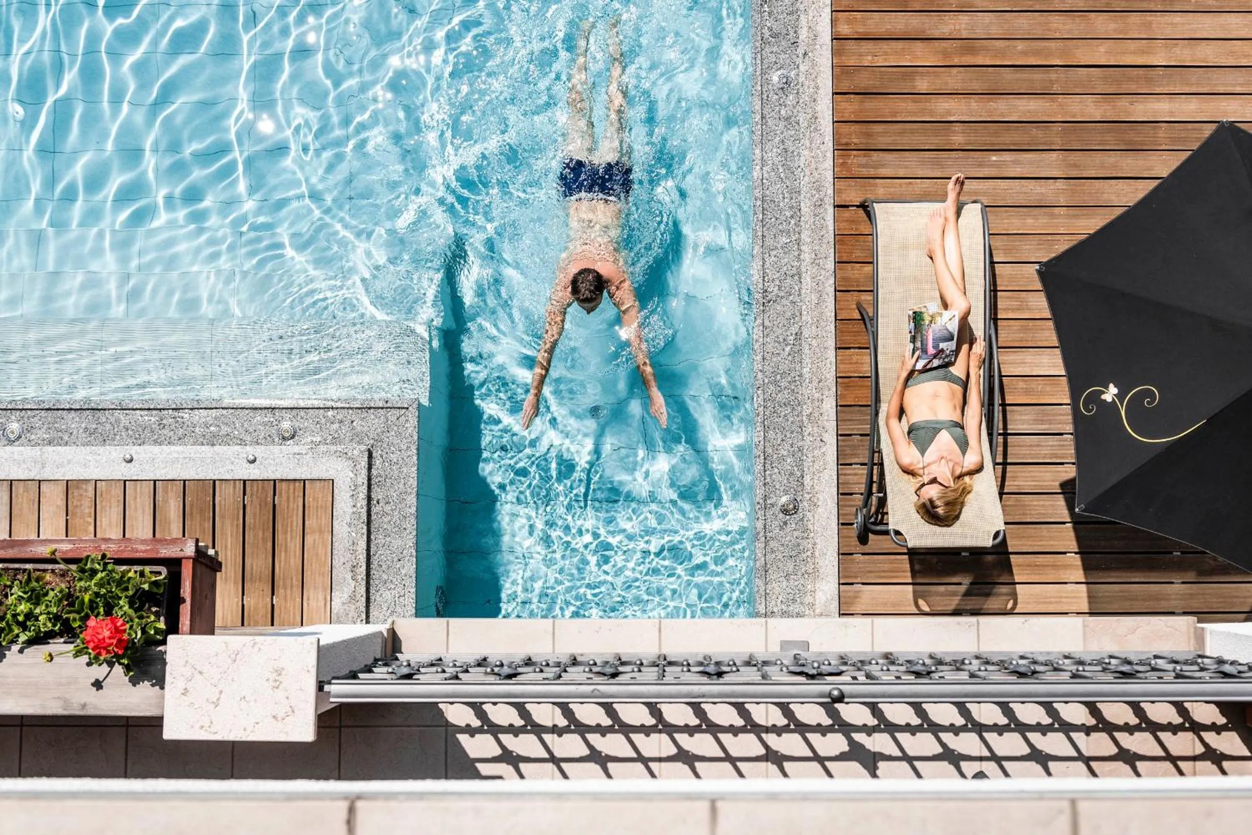 Swimming pool in Mirabell Dolomites Hotel - Luxury Ayurveda & Spa