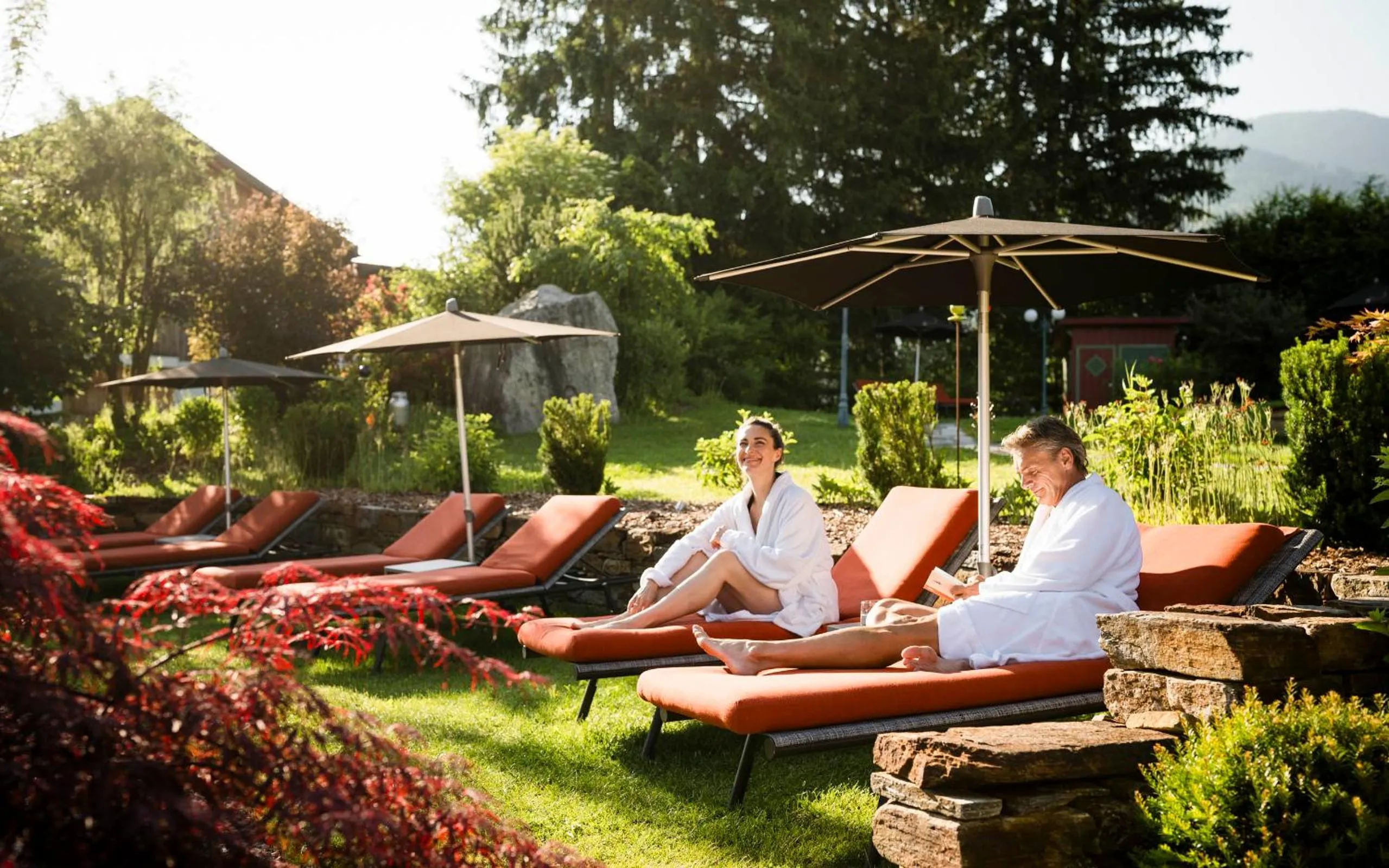 Garden in Mirabell Dolomites Hotel - Luxury Ayurveda & Spa