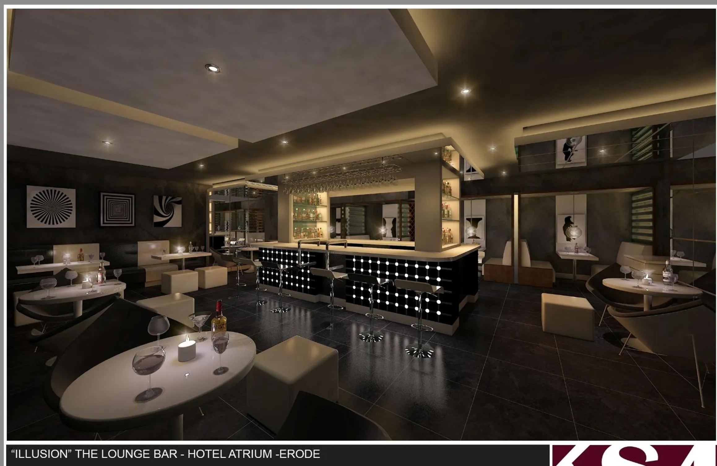 Lounge or bar in Hotel Atrium