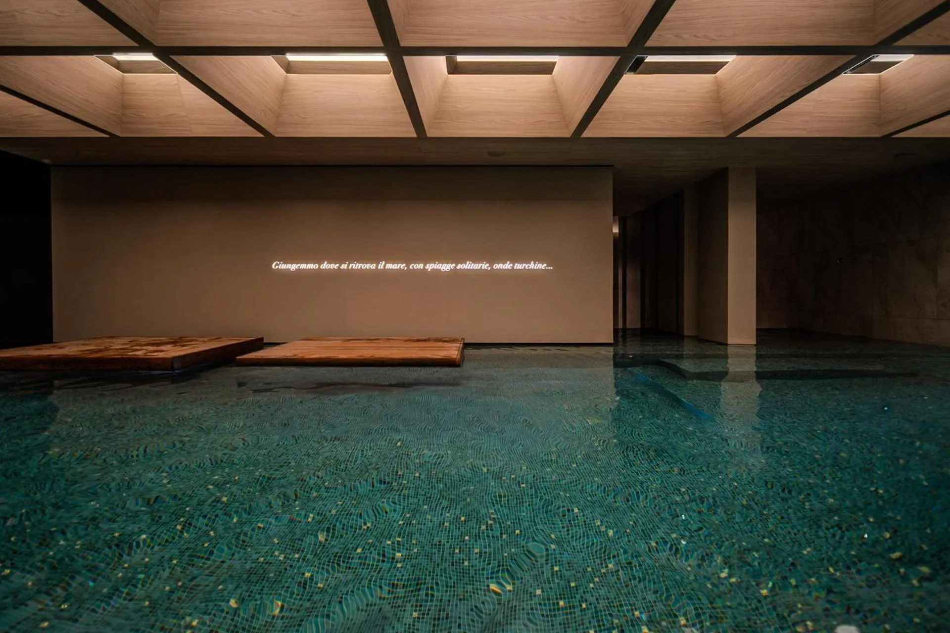 Swimming pool in Grand Hotel Duchi d'Aosta