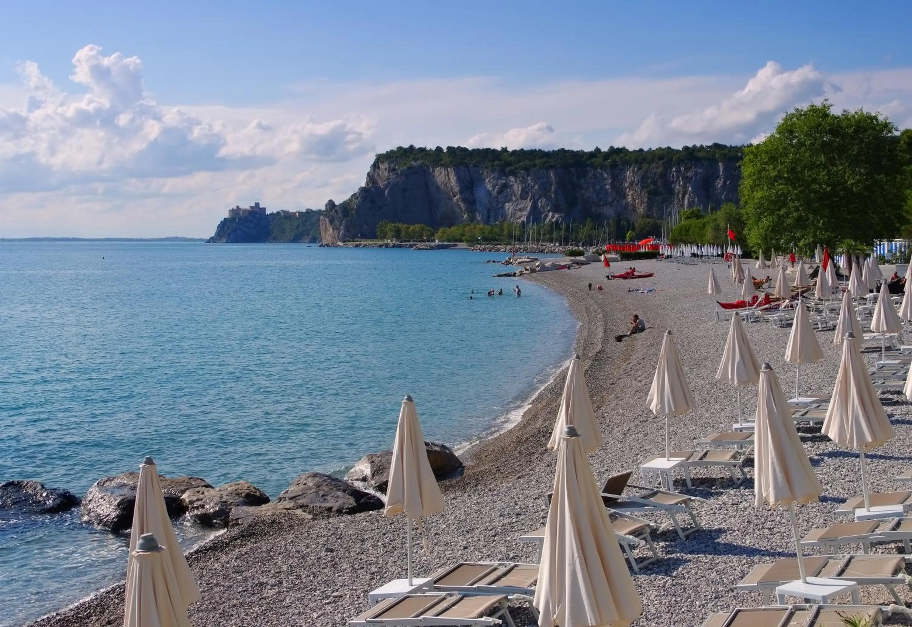 Beach in Grand Hotel Duchi d'Aosta