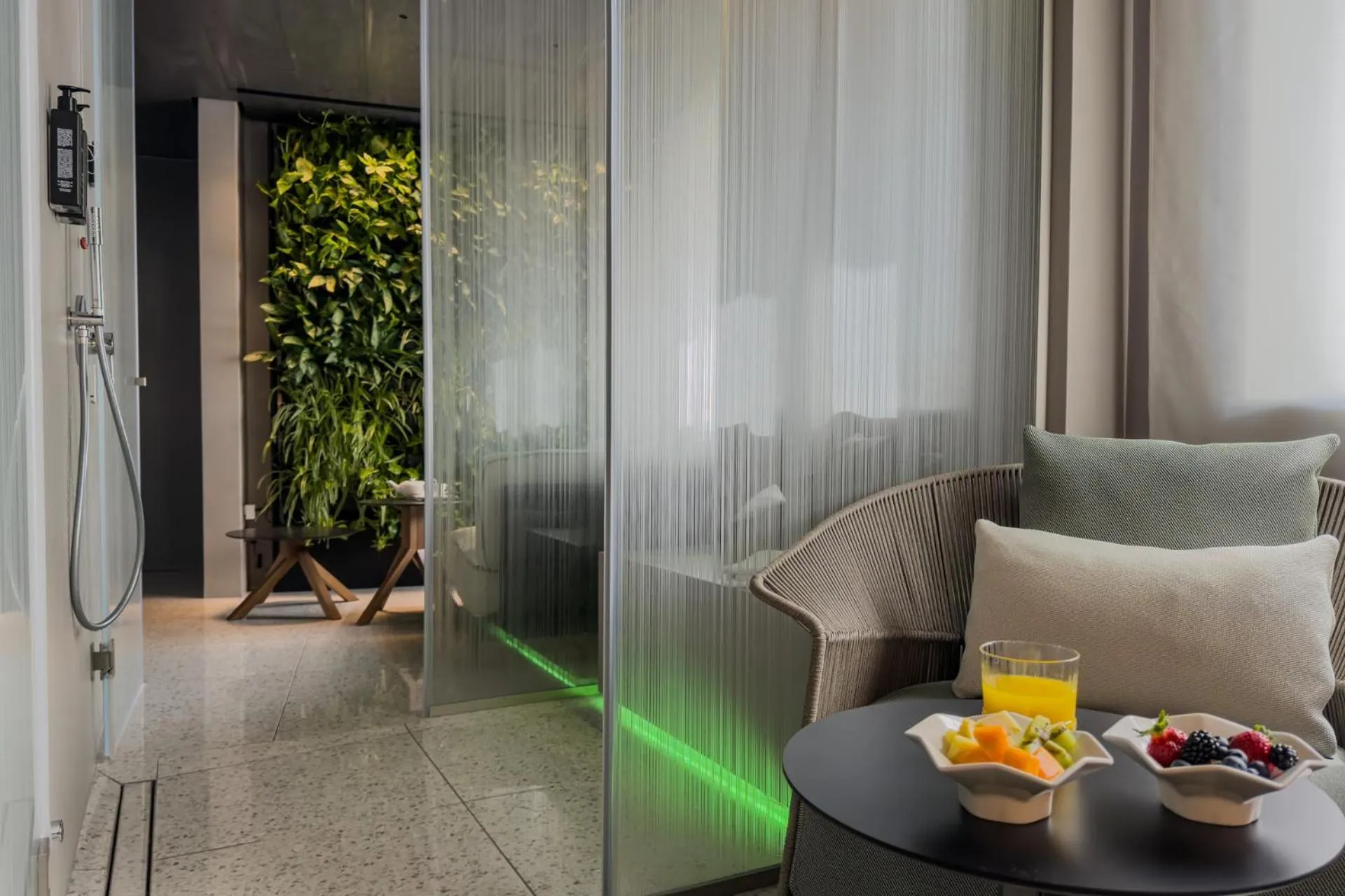 Seating area in Grand Hotel Duchi d'Aosta