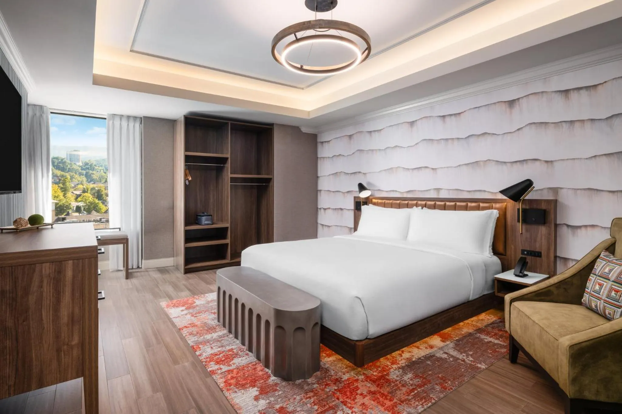 Photo of the whole room, Bed in Hotel Indigo Gatlinburg Downtown by IHG