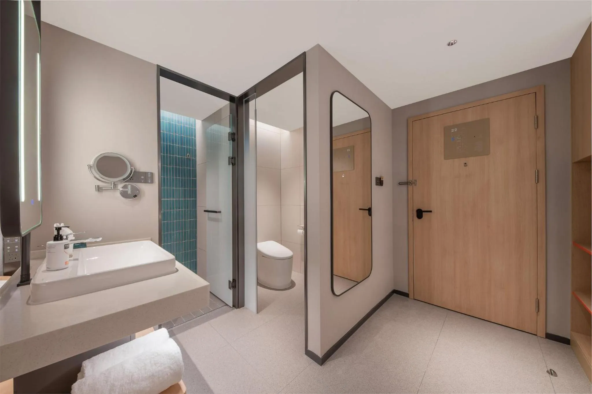 Photo of the whole room, Bed in Holiday Inn Express Rizhao Oriental Colorful City