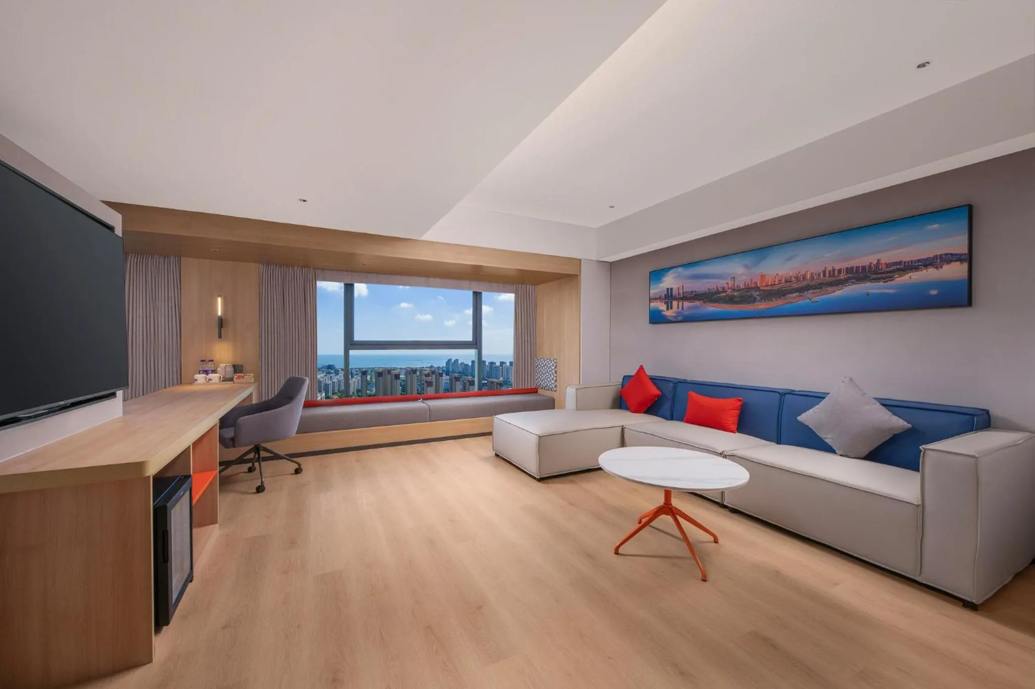 Photo of the whole room in Holiday Inn Express Rizhao Oriental Colorful City