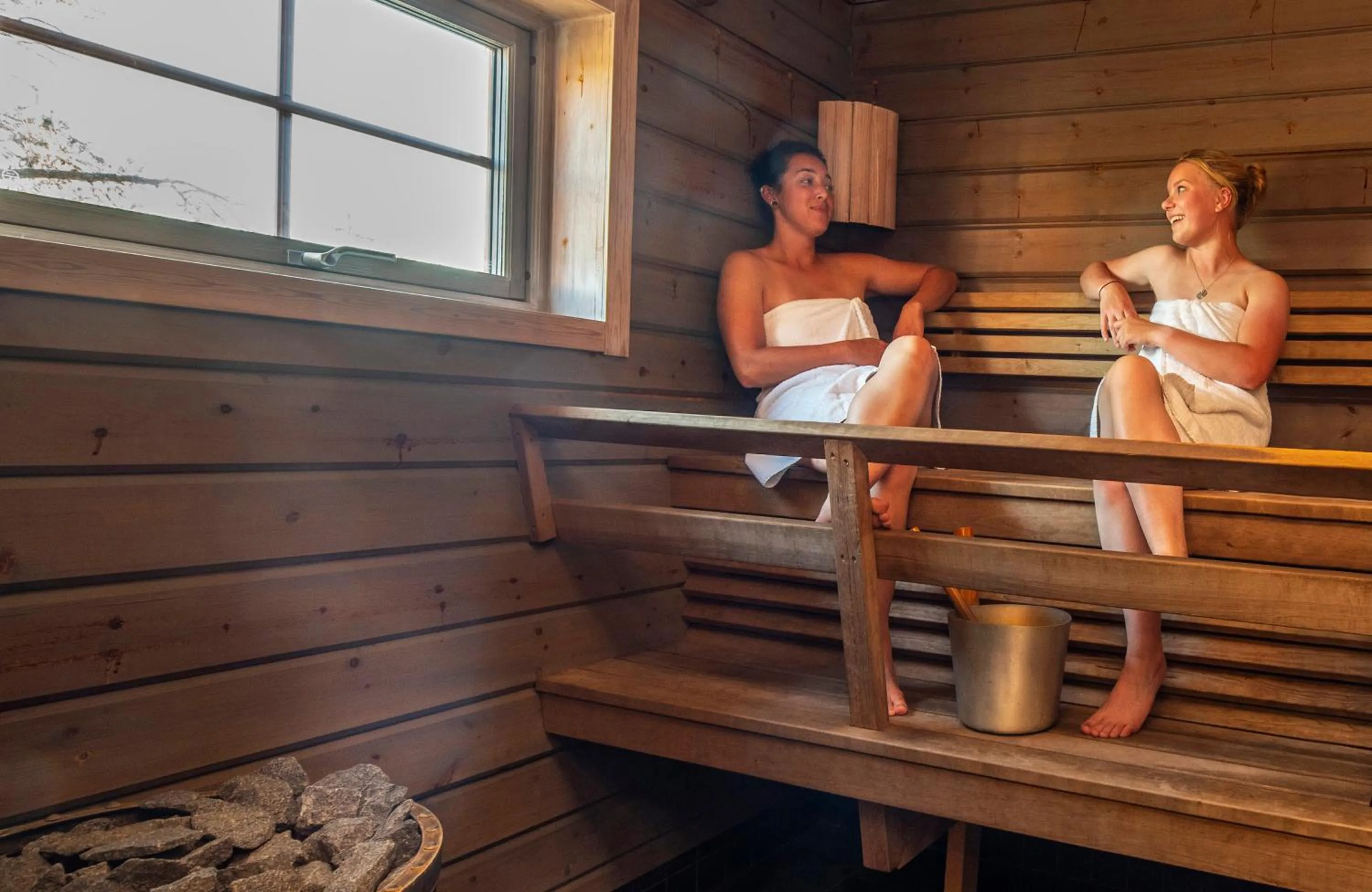 Sauna in Pinetree Lodge