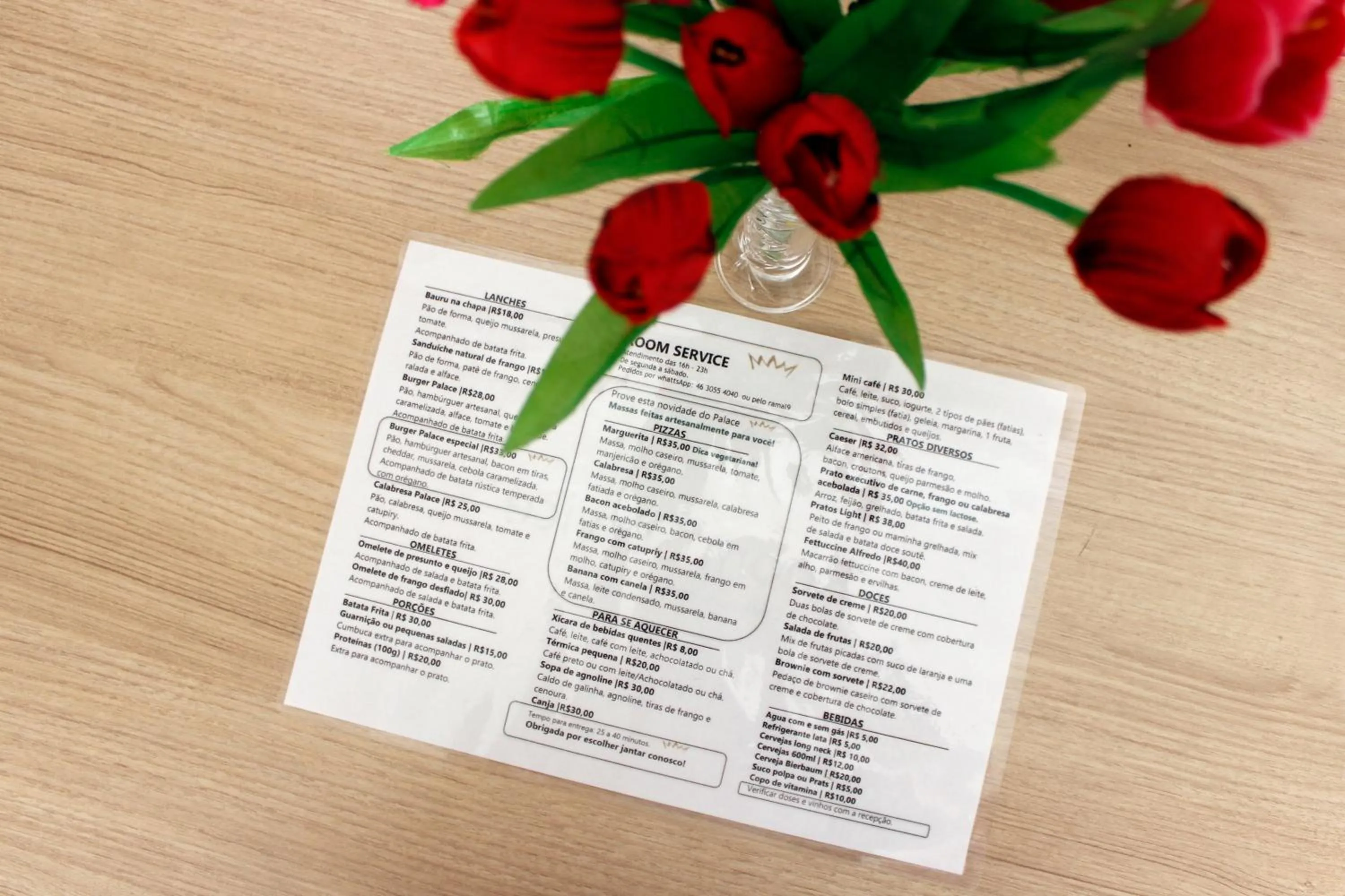 Restaurant/places to eat in Francisco Beltrão Palace Hotel