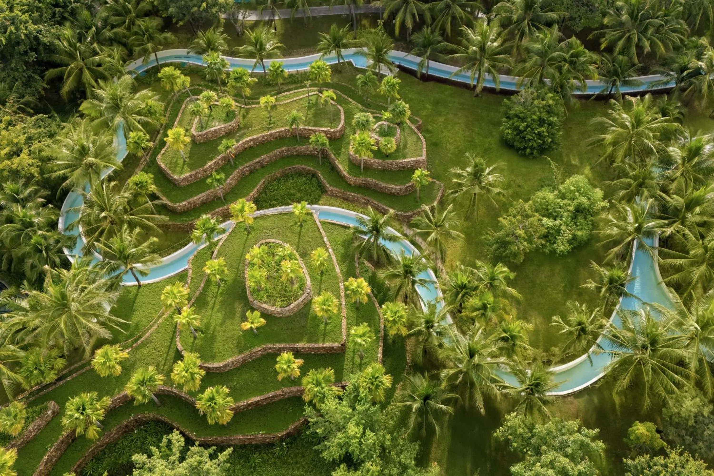 Garden in JW Marriott Cam Ranh Bay Resort & Spa