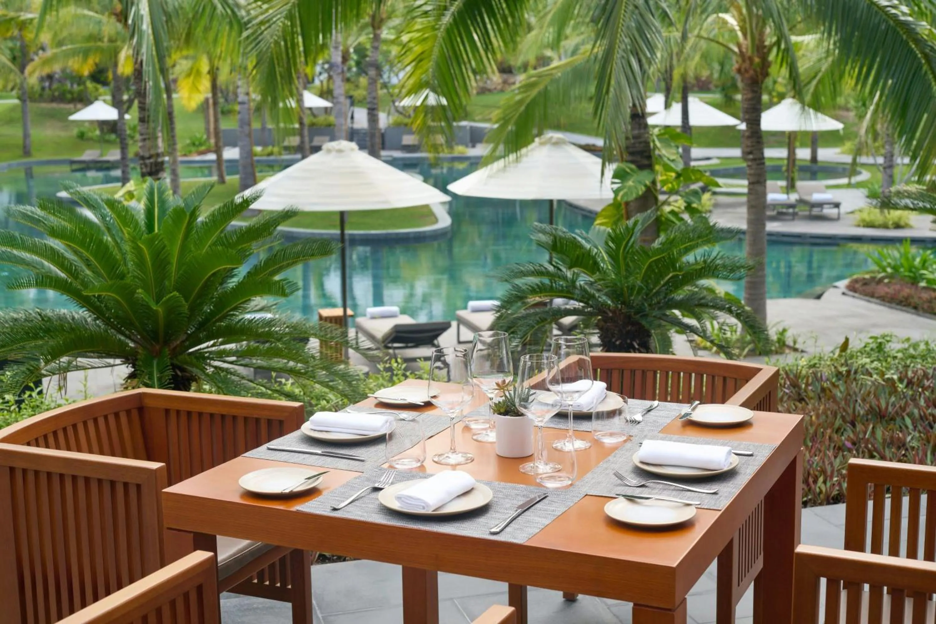 Swimming pool in JW Marriott Cam Ranh Bay Resort & Spa