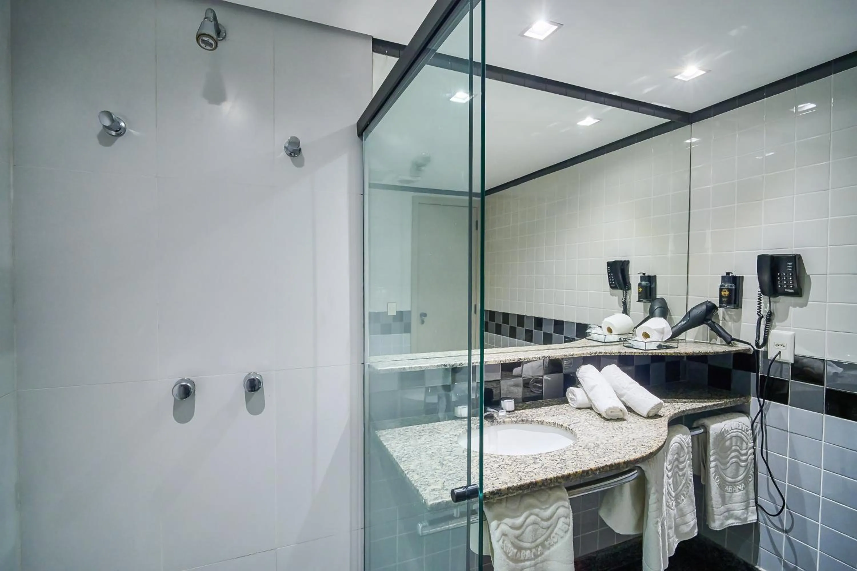 Bathroom in South American Copacabana Hotel