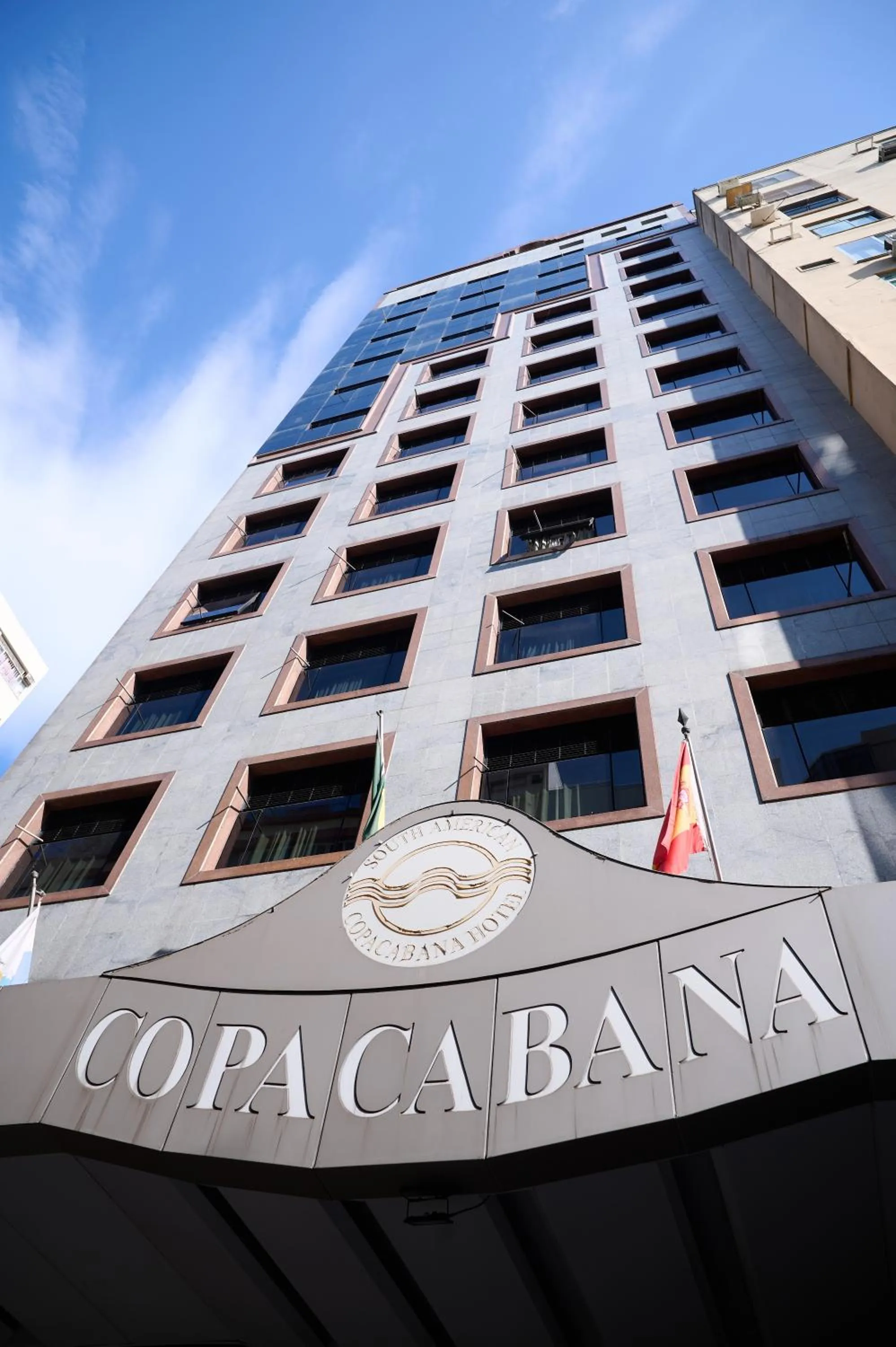 Property building in South American Copacabana Hotel