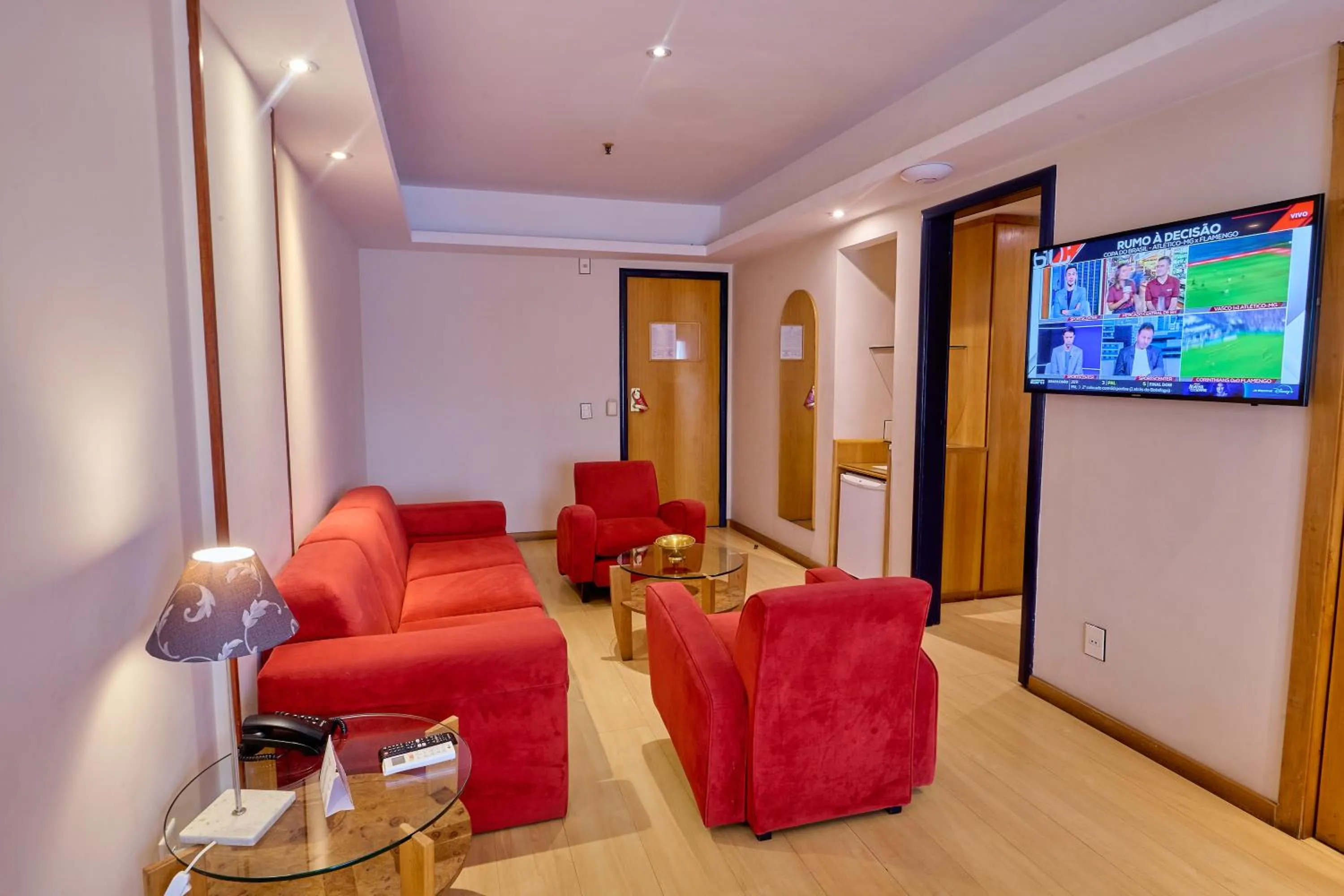 Living room in South American Copacabana Hotel