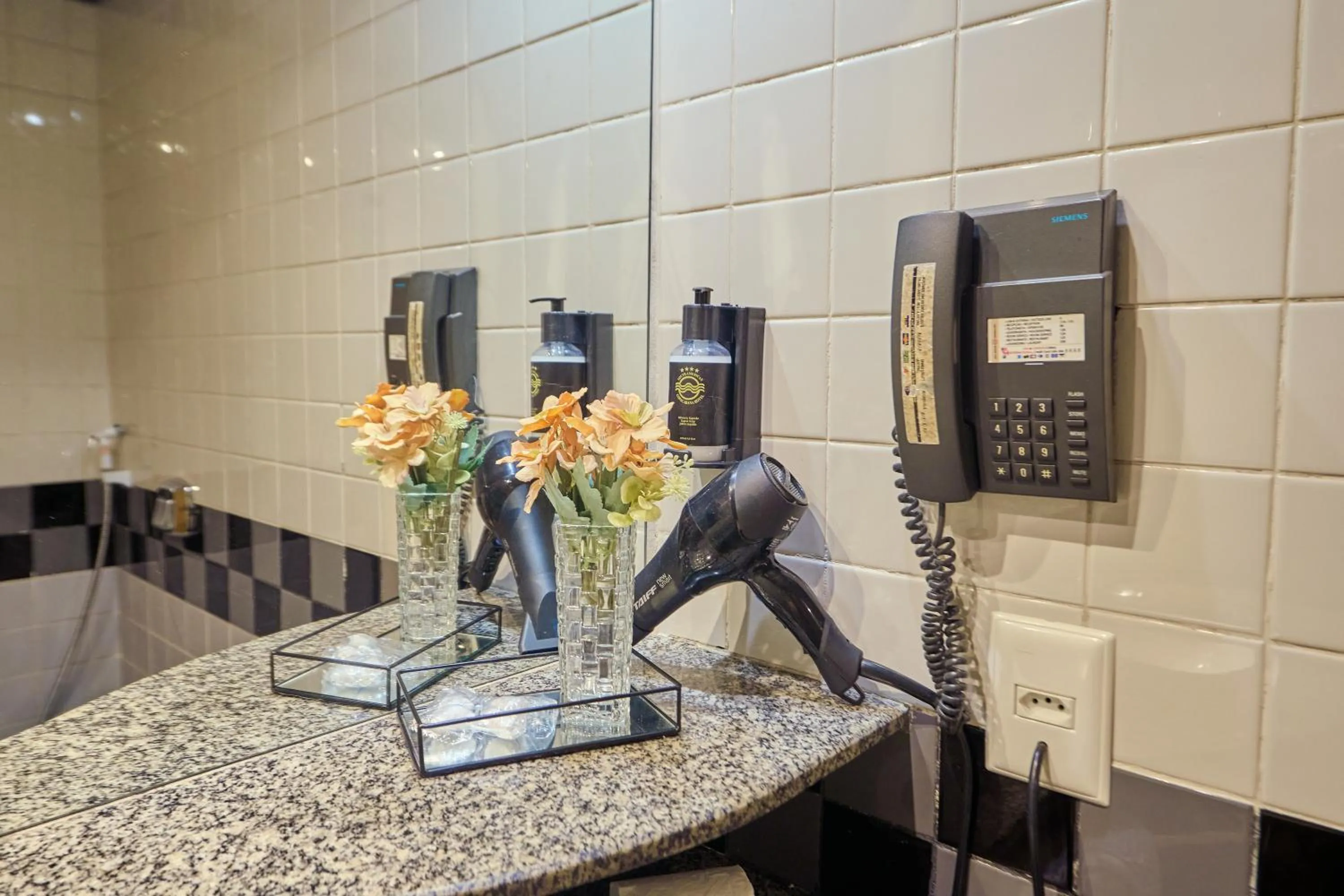 Bathroom in South American Copacabana Hotel