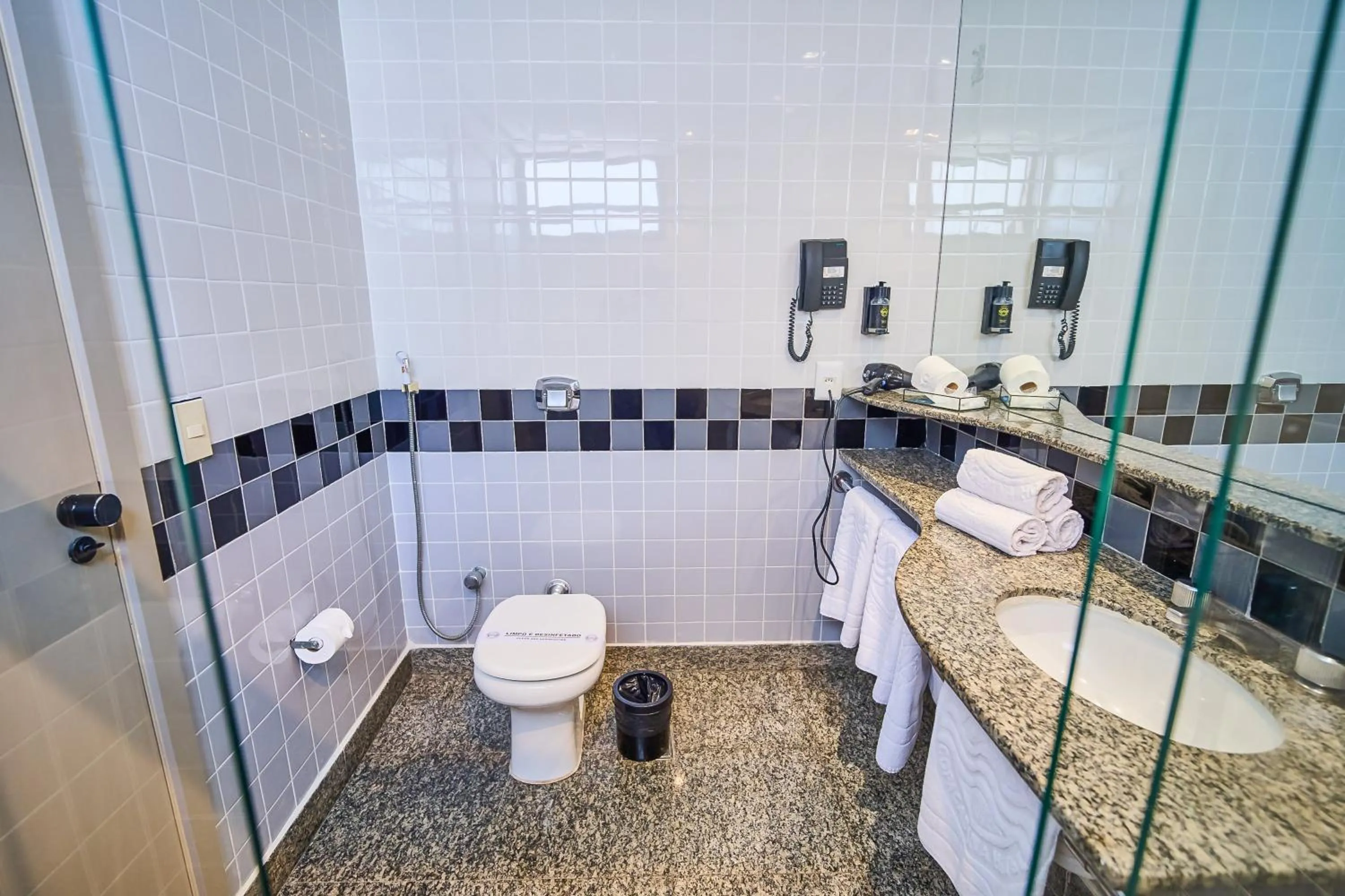 Bathroom in South American Copacabana Hotel
