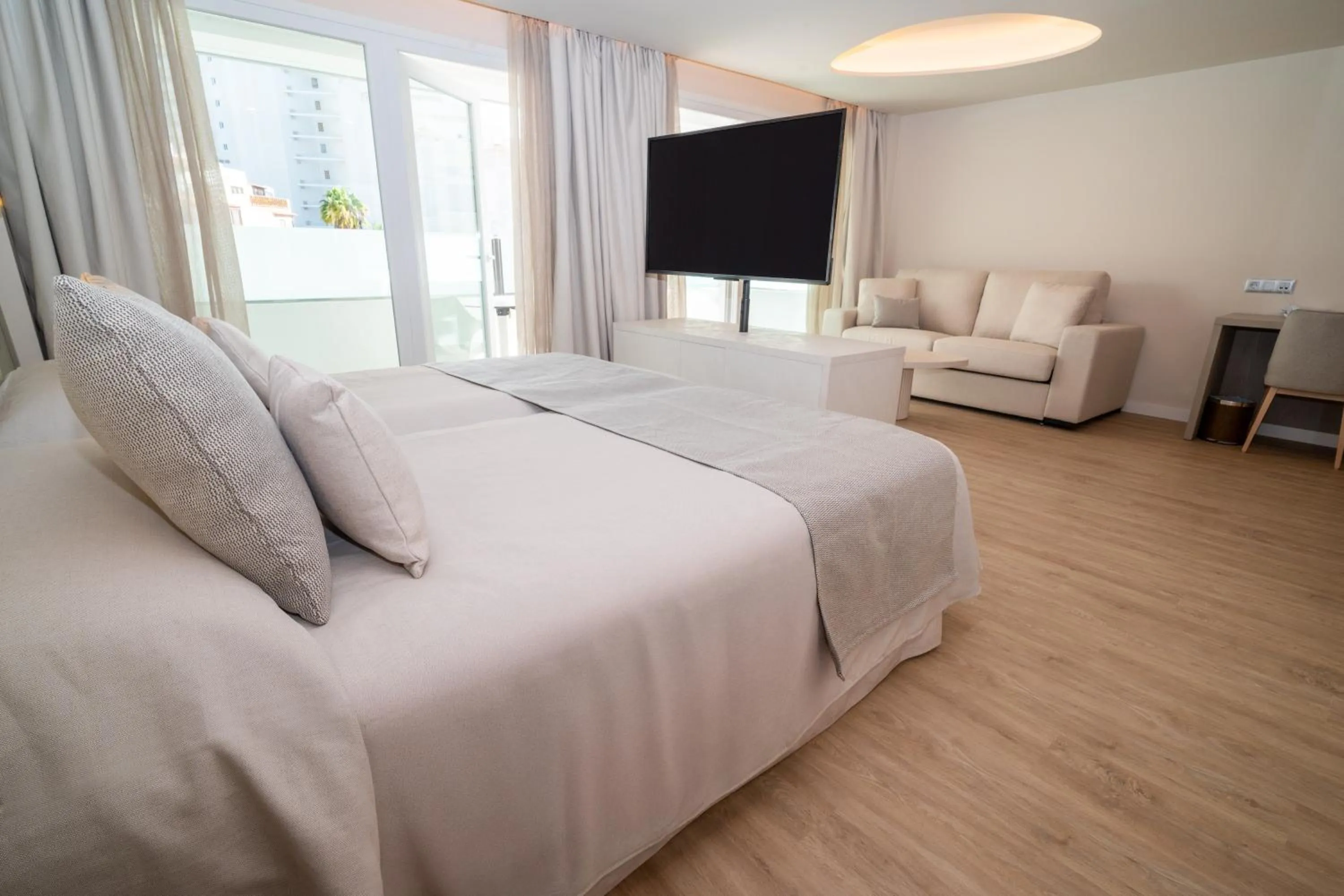 Bed in Hotel Sahara Playa