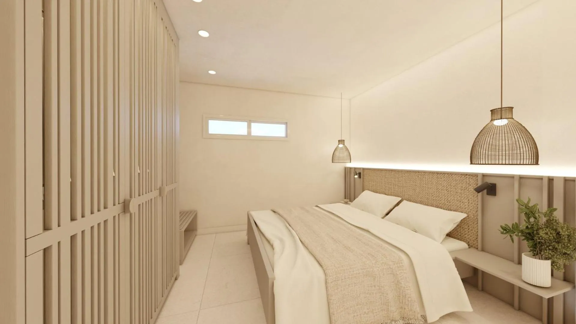 Bed in Hotel Sahara Playa