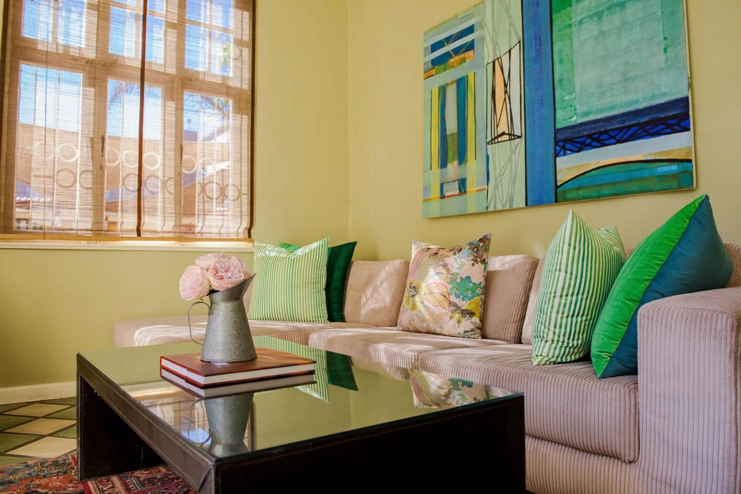 Seating area in Villa Margherita