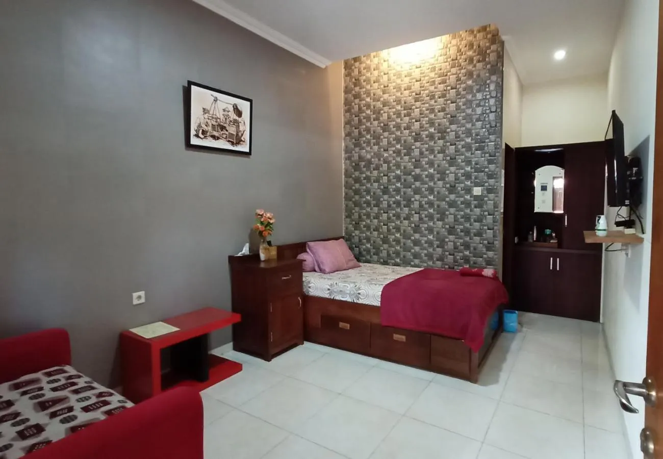 Bed in Ndalem Winie Asri