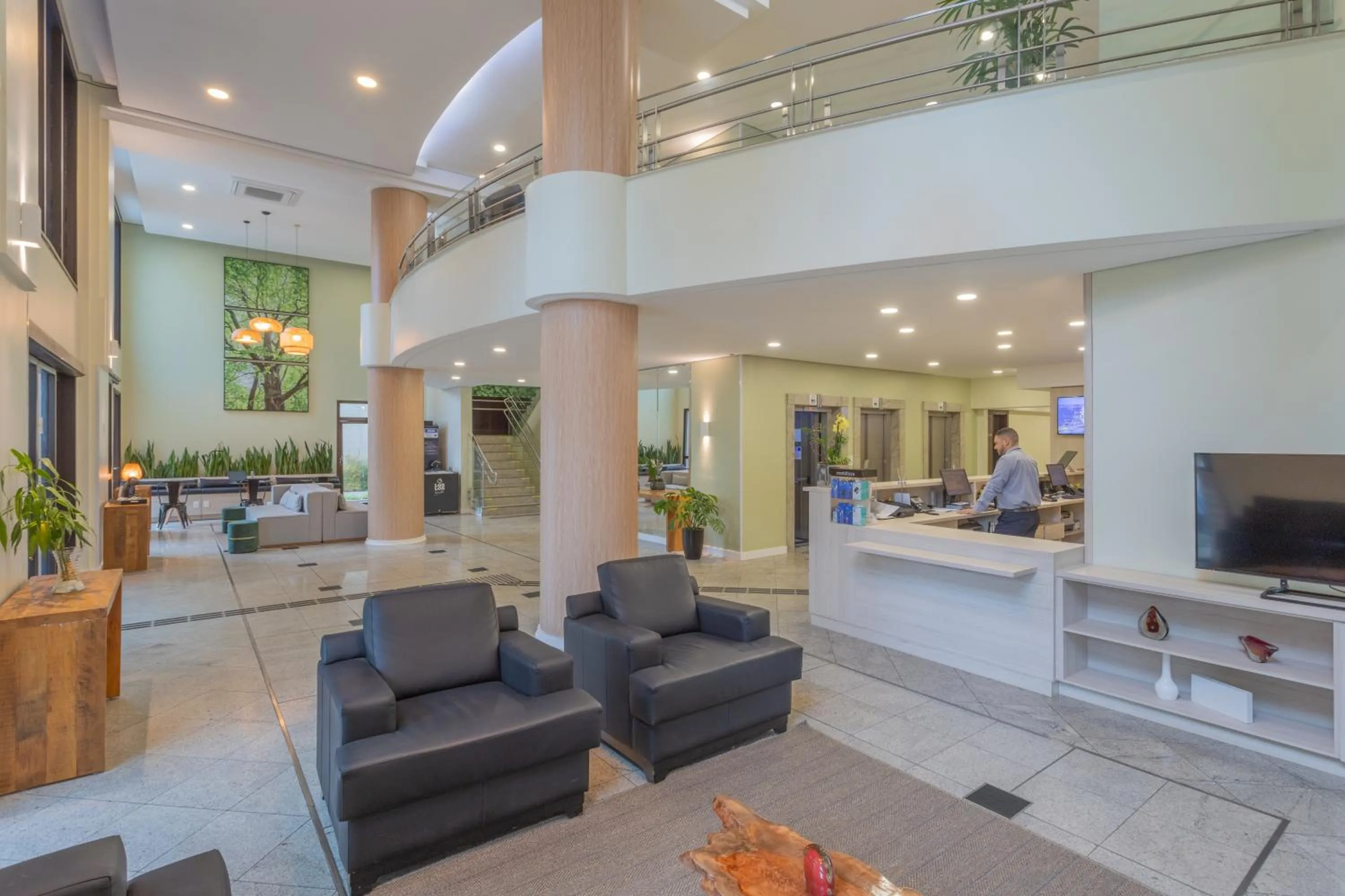 Lobby or reception in Green Place Ibirapuera