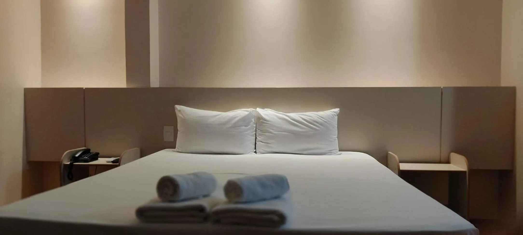 Bed in Vespasiano Hotel Telêmaco Borba