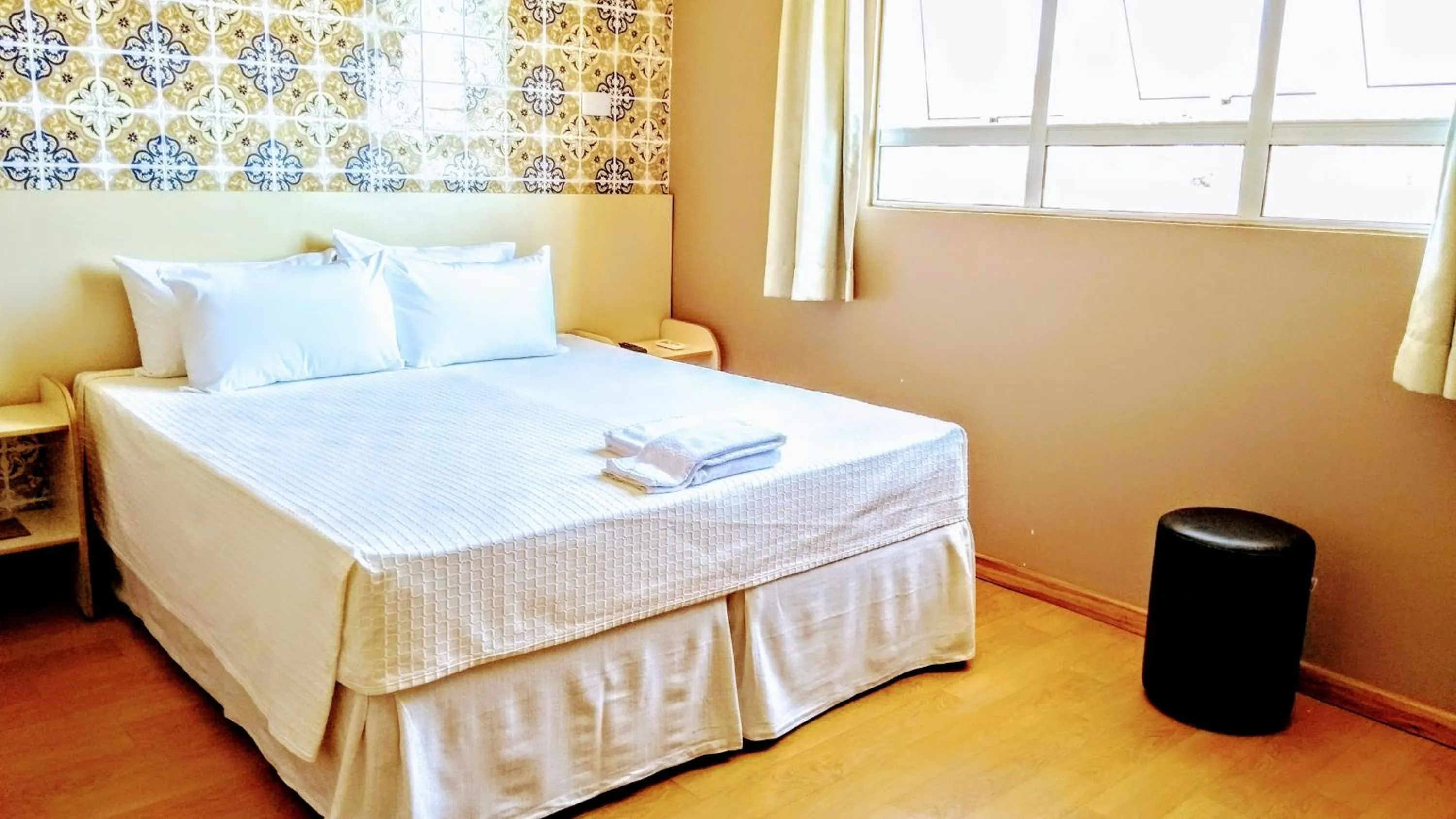 Bed in Vespasiano Hotel Telêmaco Borba