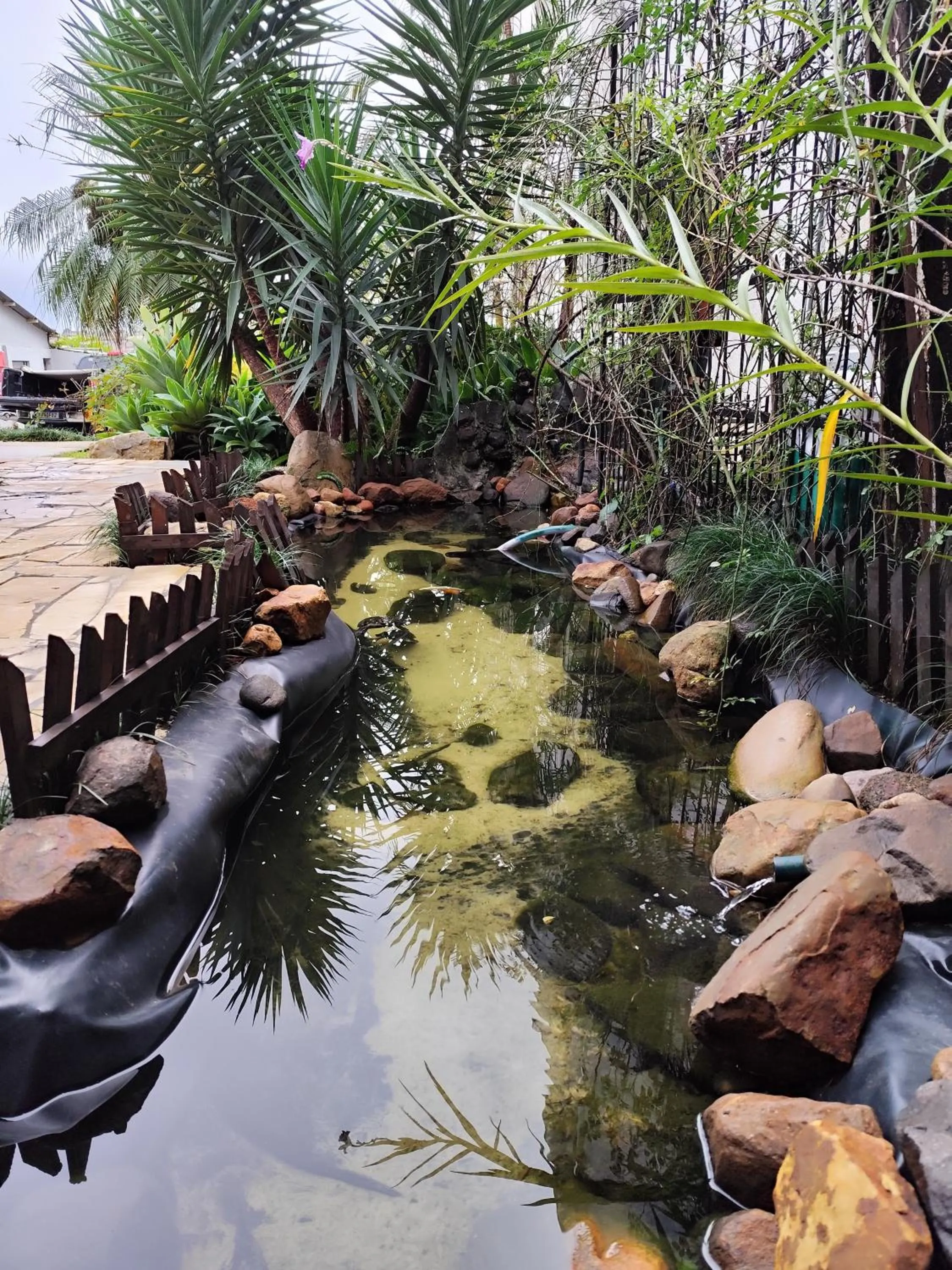 Garden view in Vespasiano Hotel Telêmaco Borba