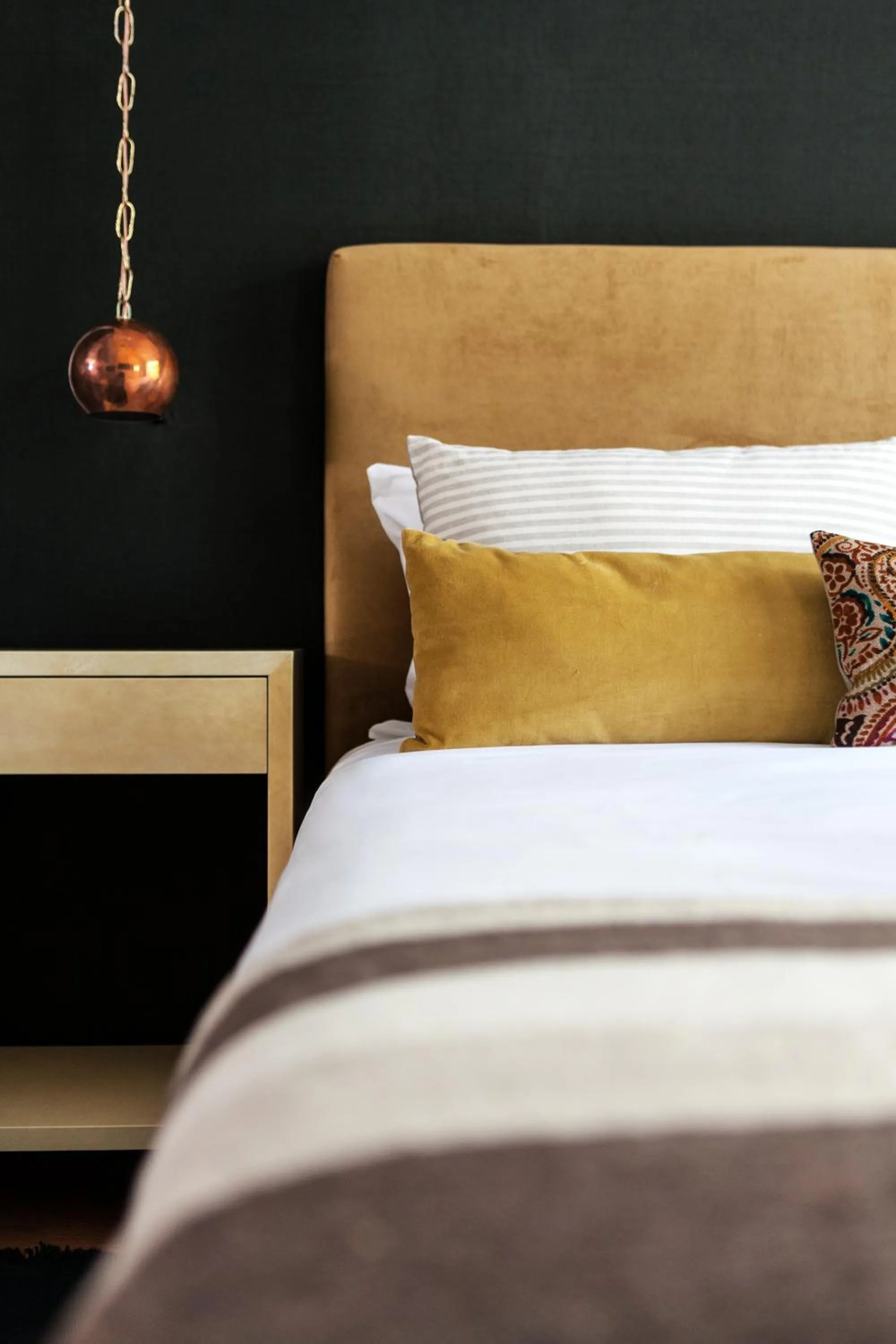 Decorative detail, Bed in Casa Bevant Hotel Boutique