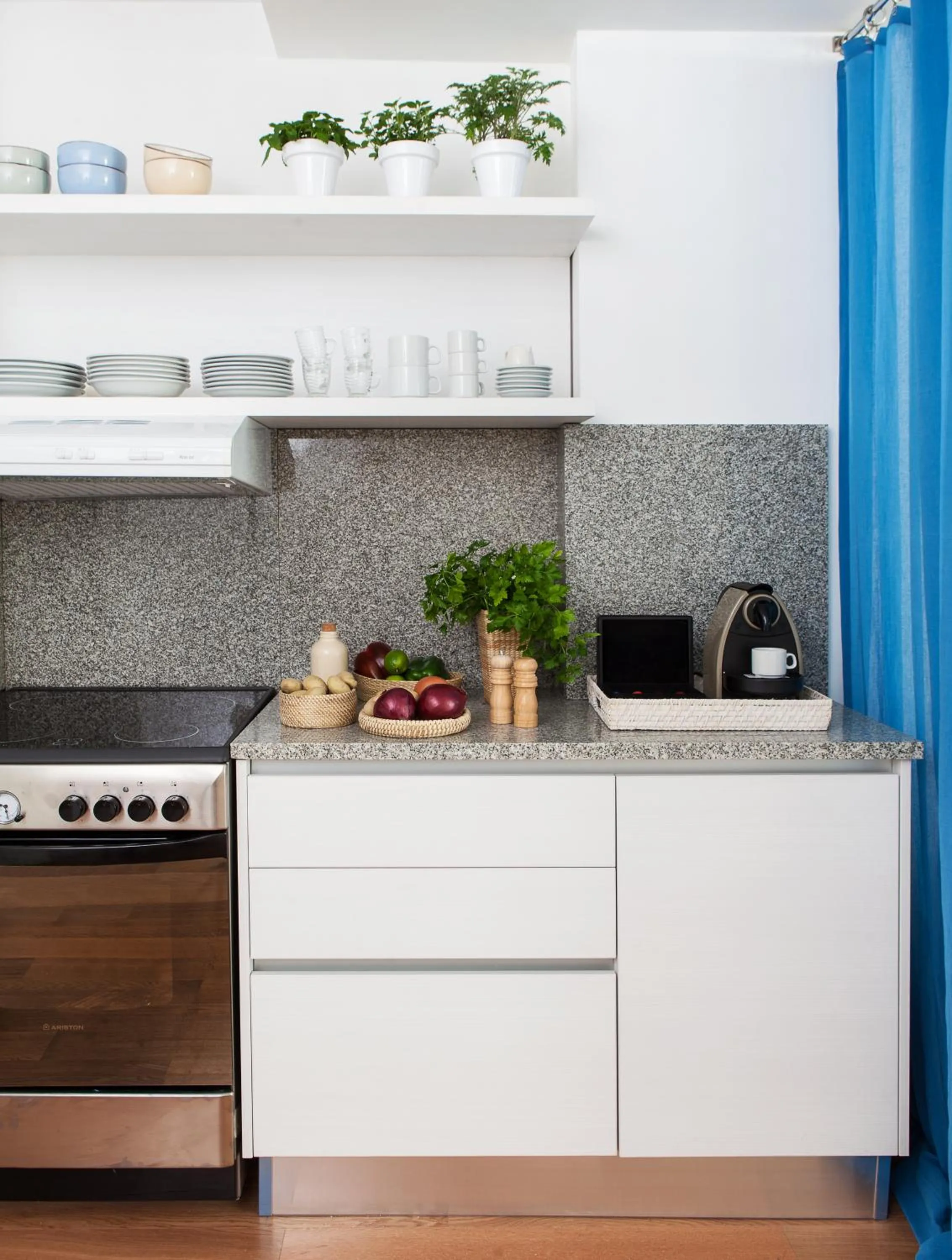 Kitchen or kitchenette in Casa Bevant Hotel Boutique