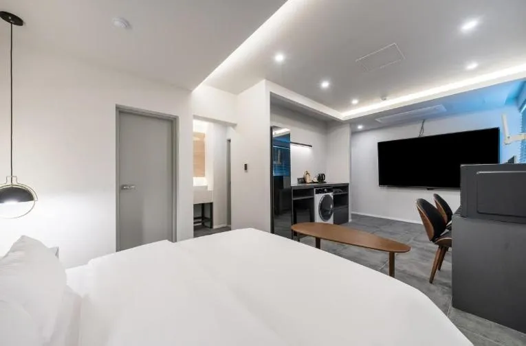 Bed in Pohang Hotel La Terrace