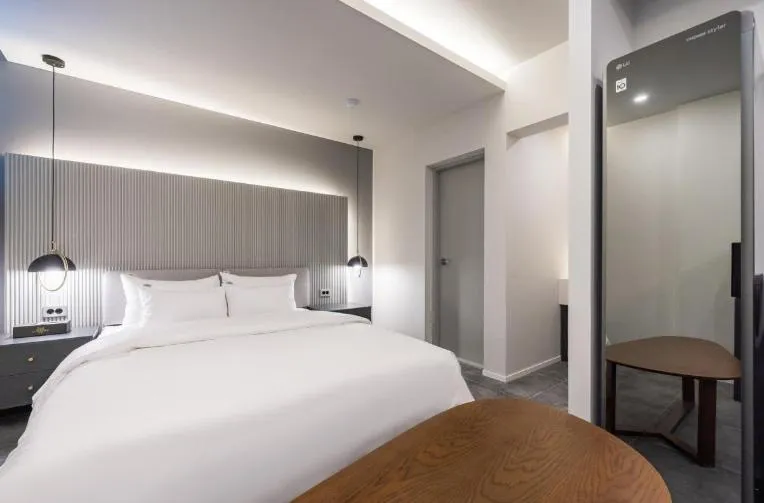 Bed in Pohang Hotel La Terrace