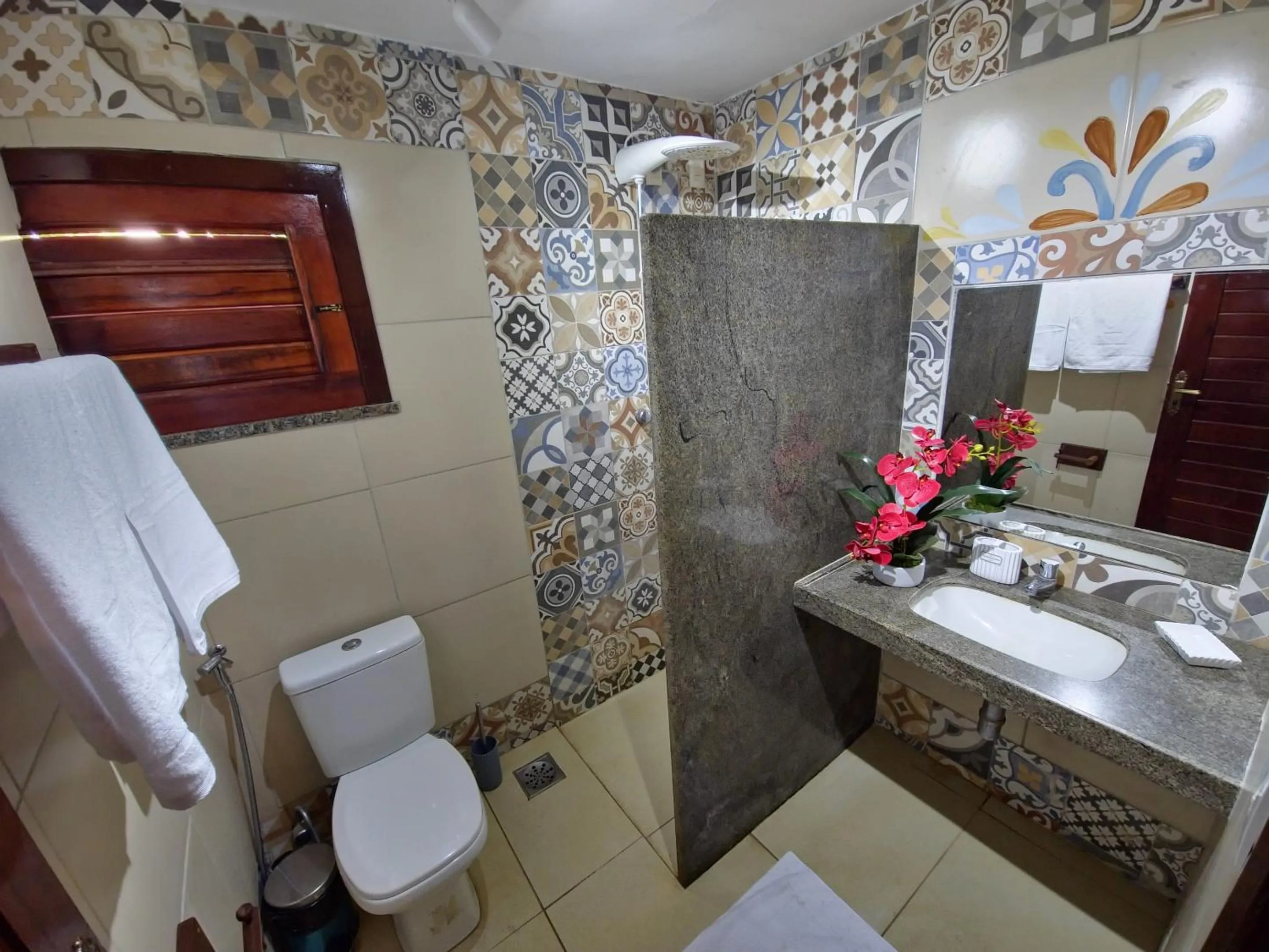 Bathroom in Mansao Santa Rita