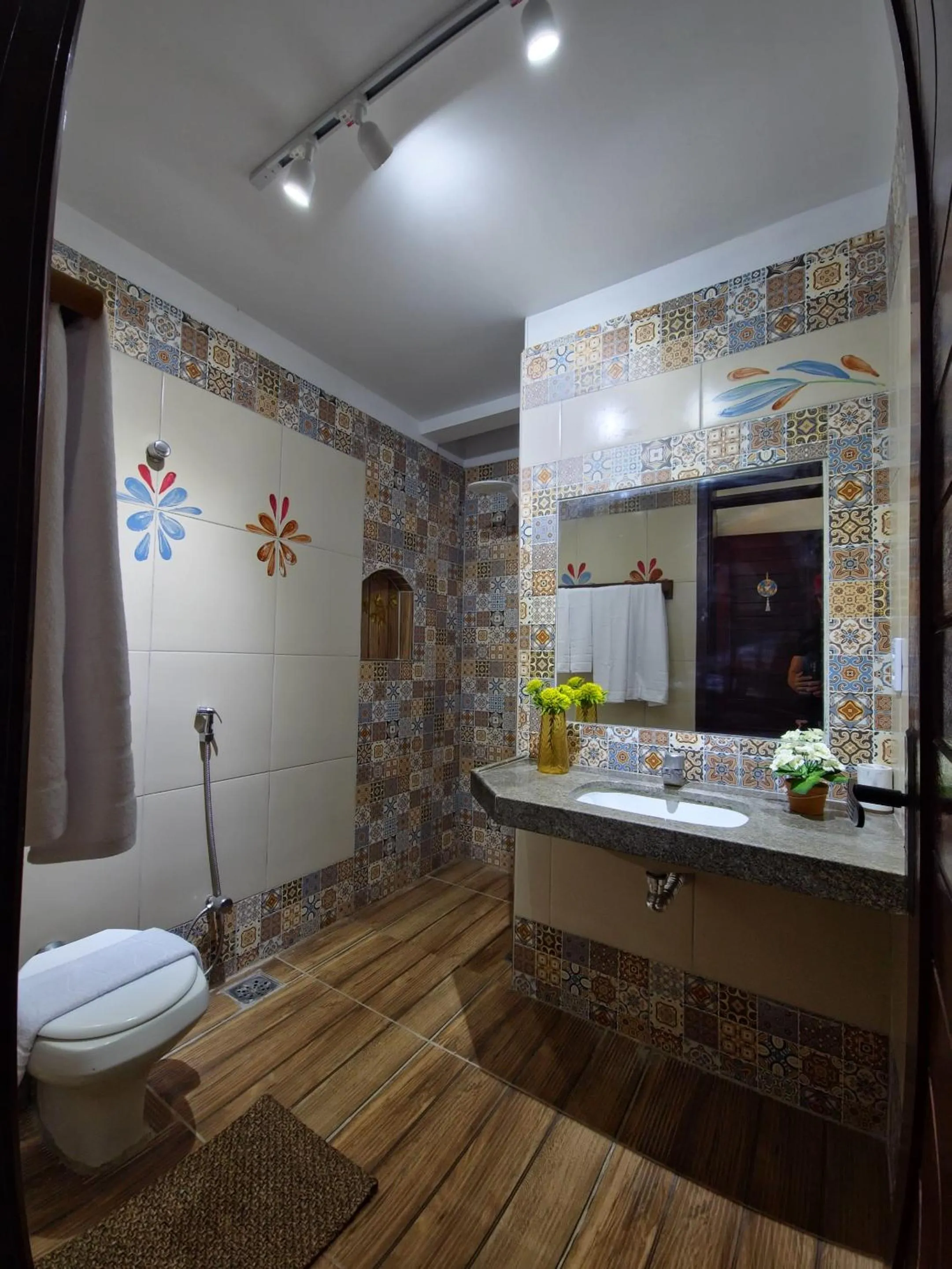 Bathroom in Mansao Santa Rita