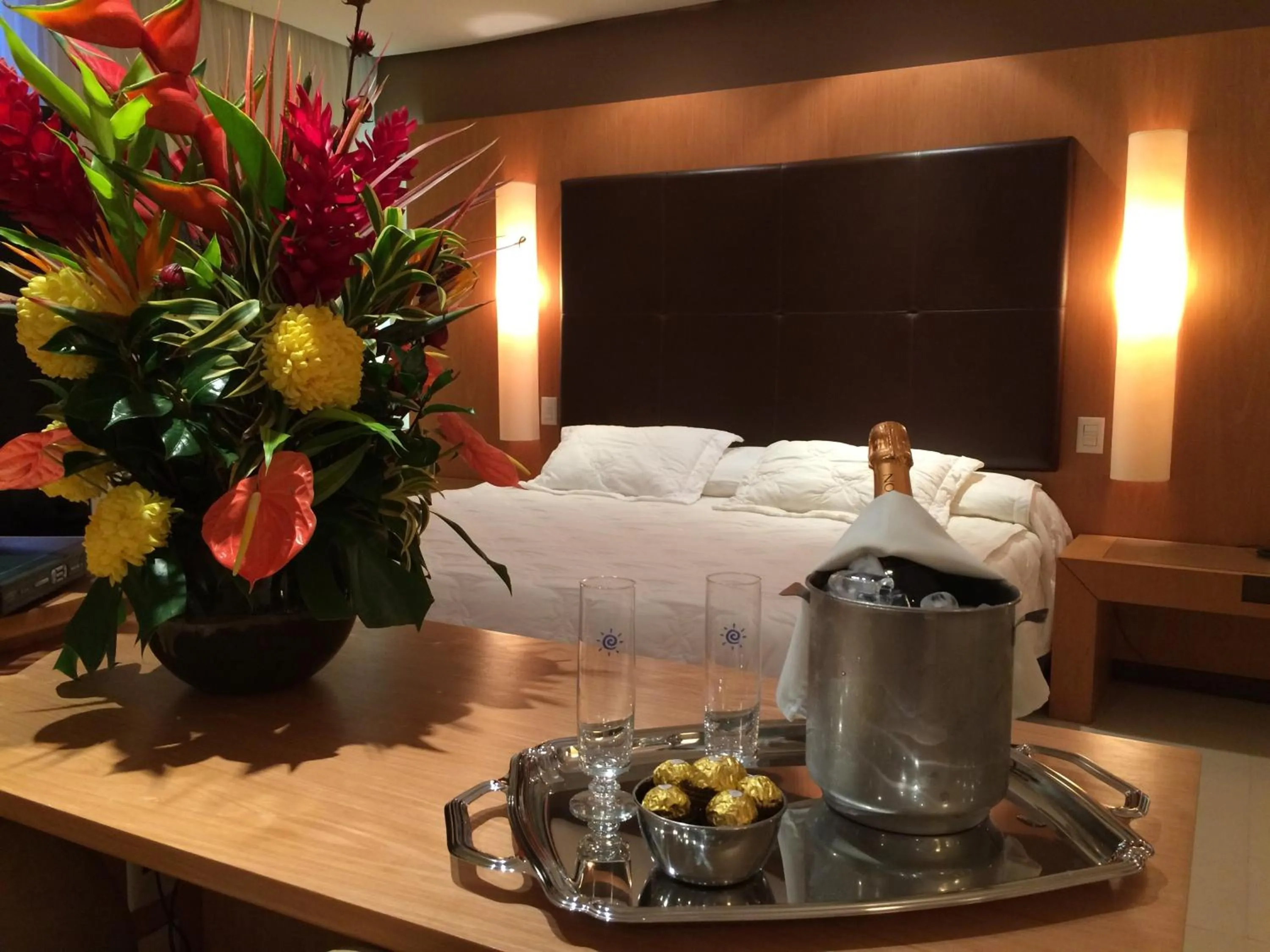 Bed in Tropical Barra Hotel