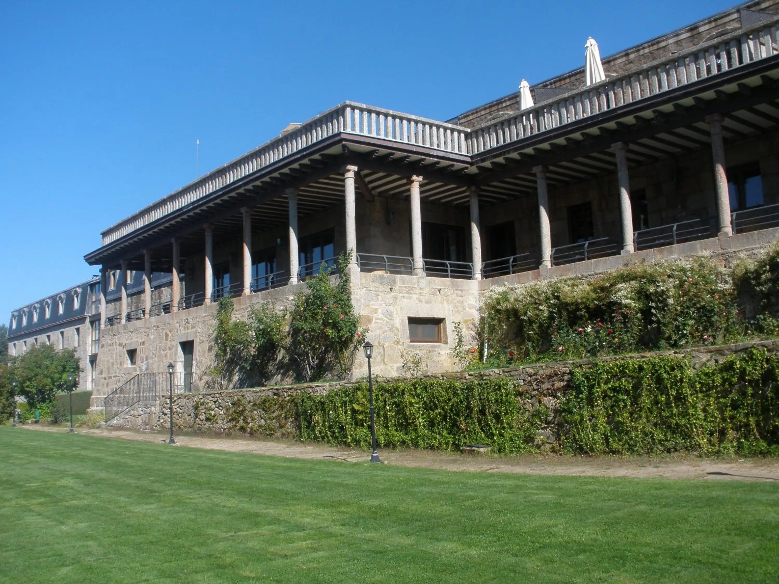 Garden in Parador de Gredos