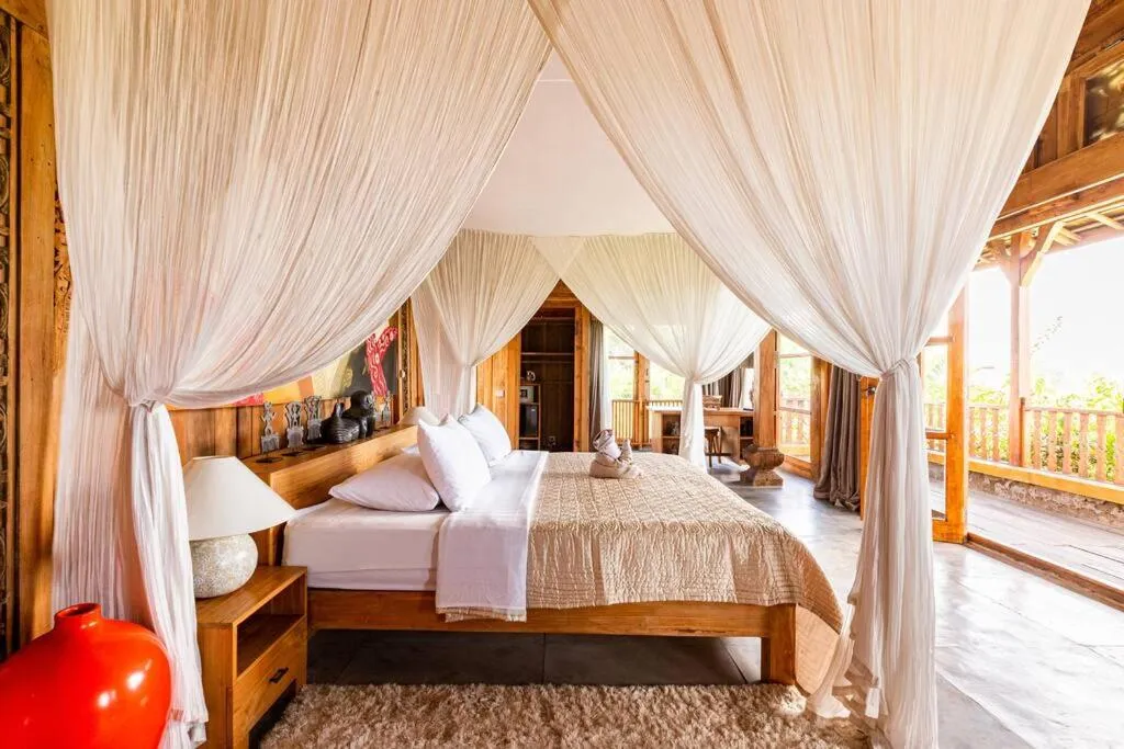Bed in Alami Boutique Villas & Resort