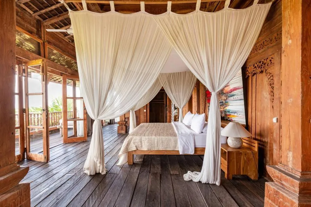 Bed in Alami Boutique Villas & Resort