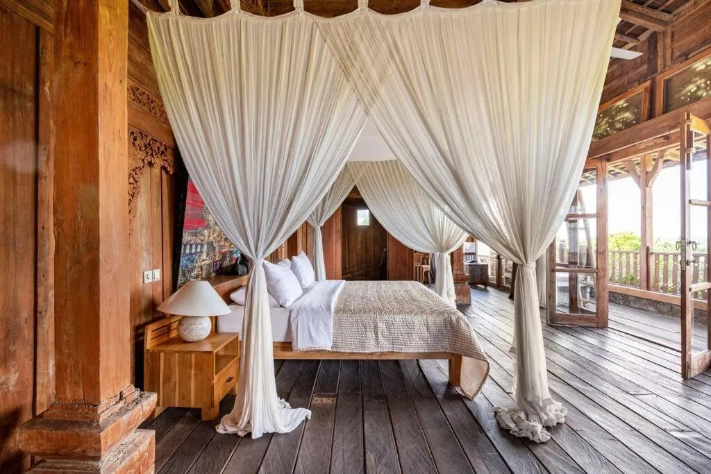 Bed in Alami Boutique Villas & Resort