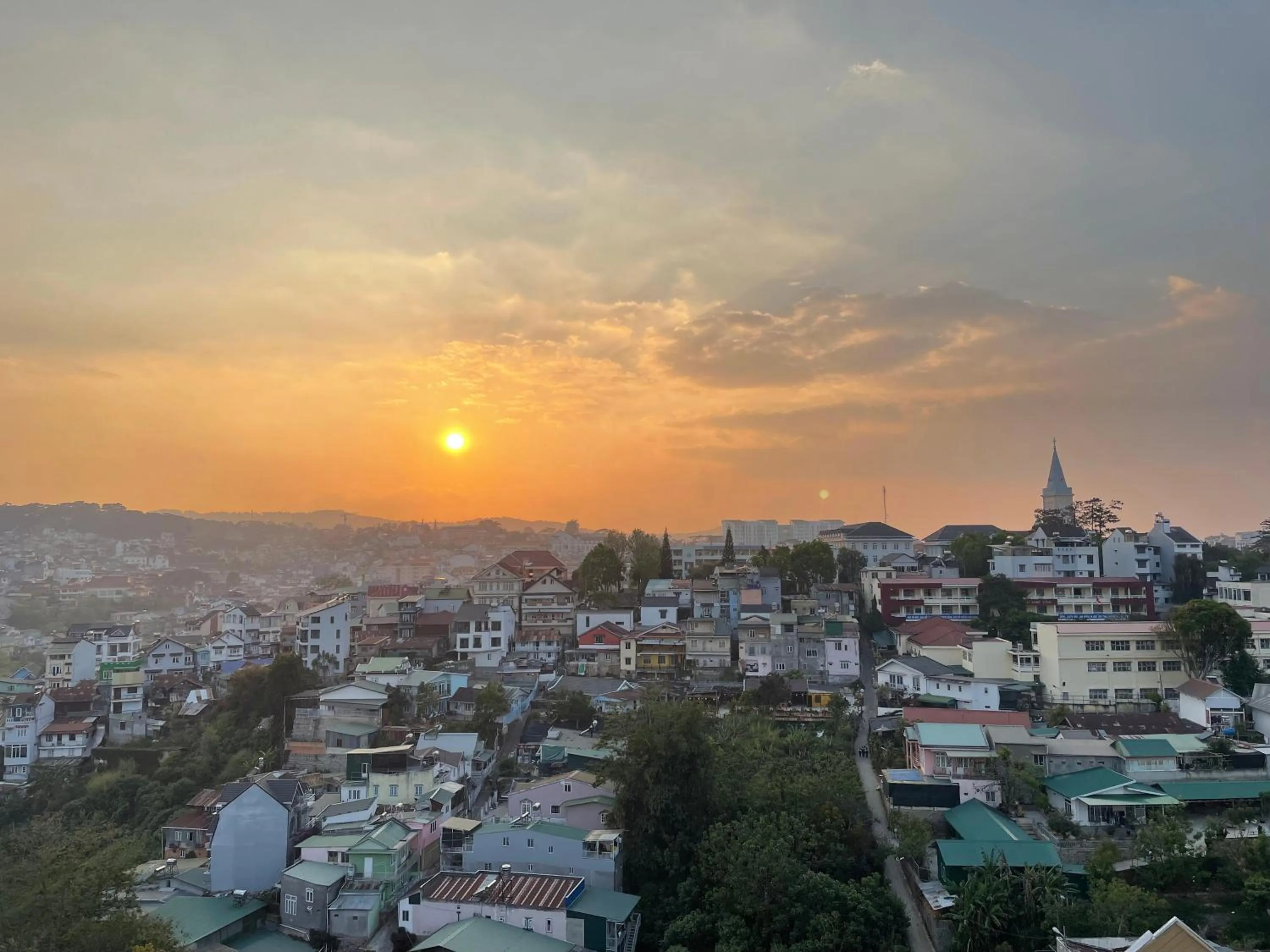 Natural landscape in Hùng Phong Hotel - Near Dalat Market