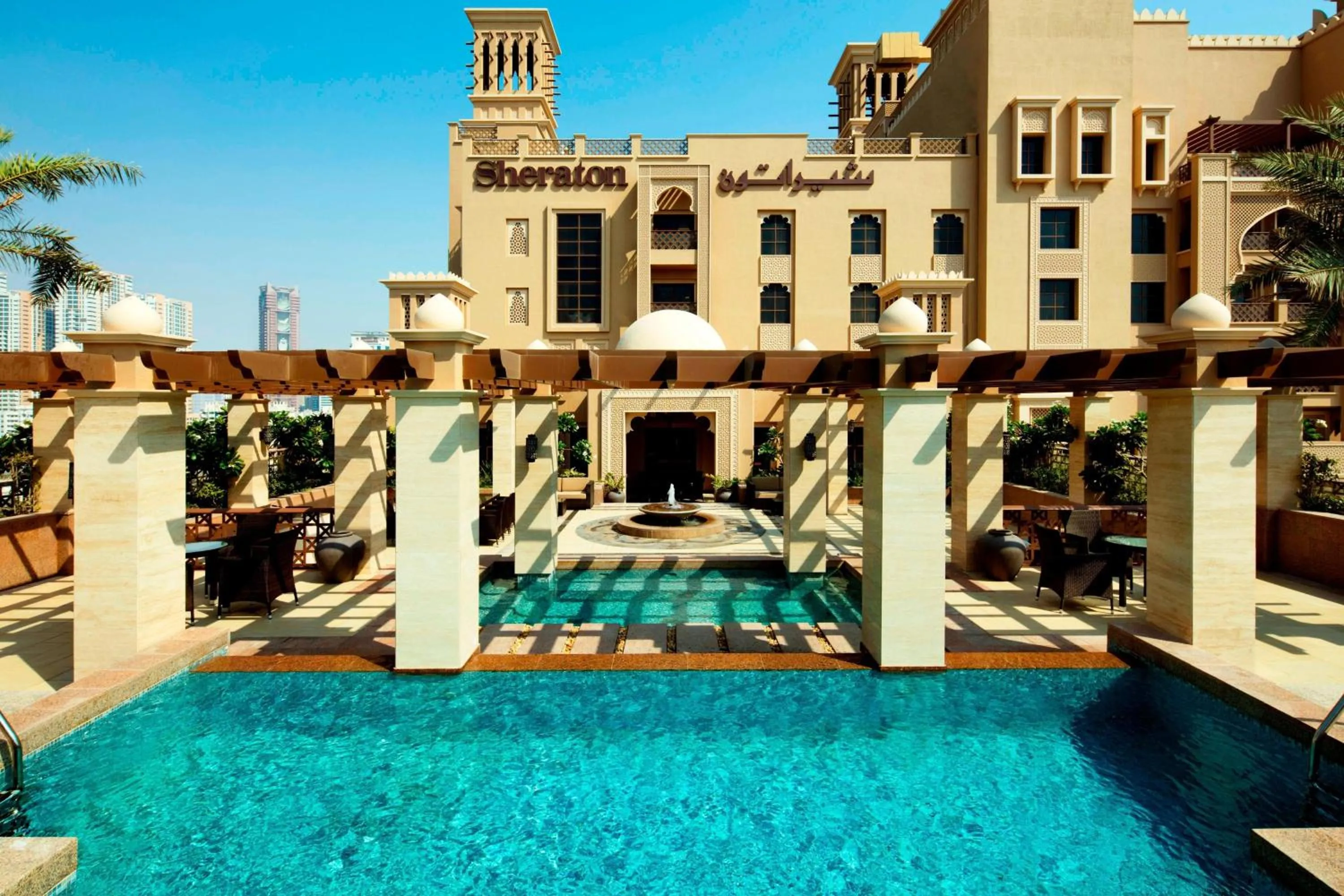 Swimming pool in Sheraton Sharjah Beach Resort and Spa