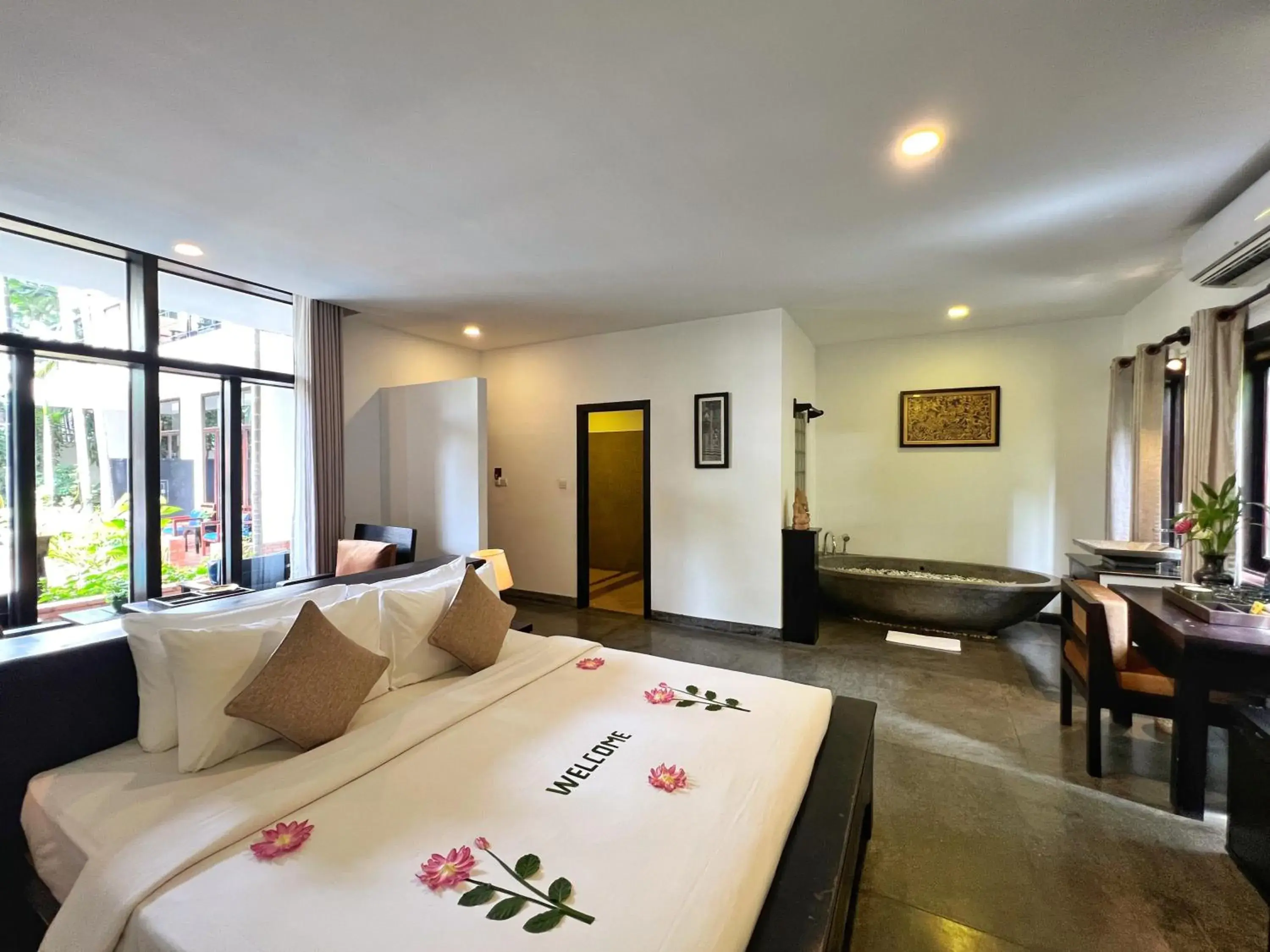 Deluxe Double Pool Access with Balcony - single occupancy in The Bliss Angkor Deluxe Double Pool Access with Balcony - single occupancy in The Bliss Angkor