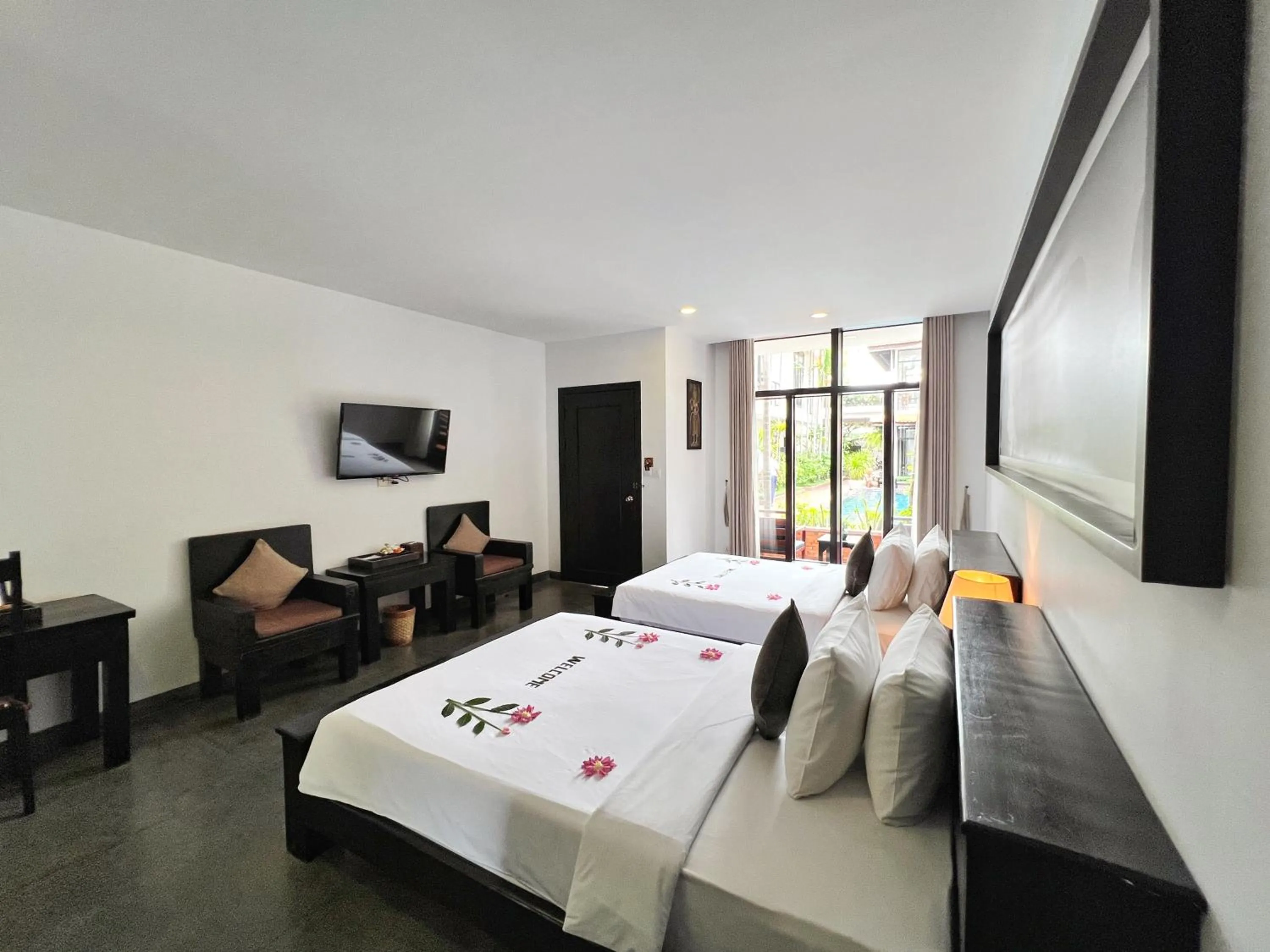 Property building, Bed in The Bliss Angkor