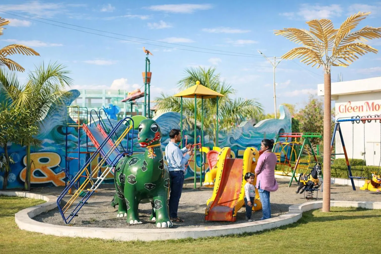 Children play ground in Green Mountain Resort