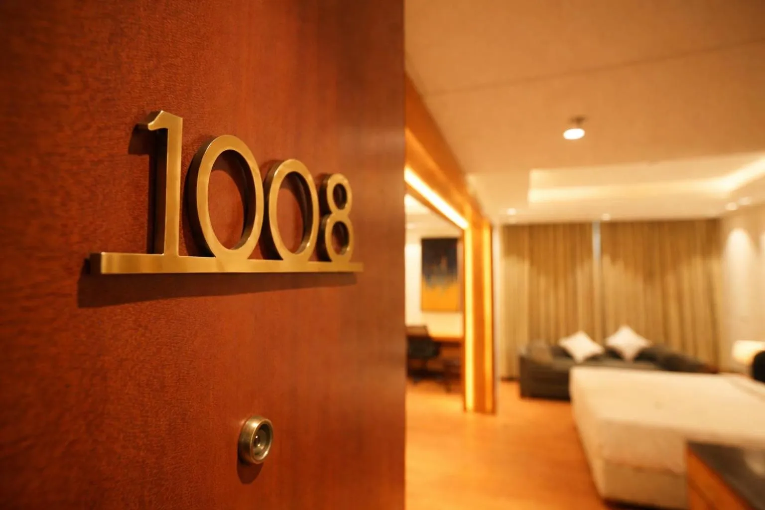 View (from property/room), Bed in Green Mountain Resort