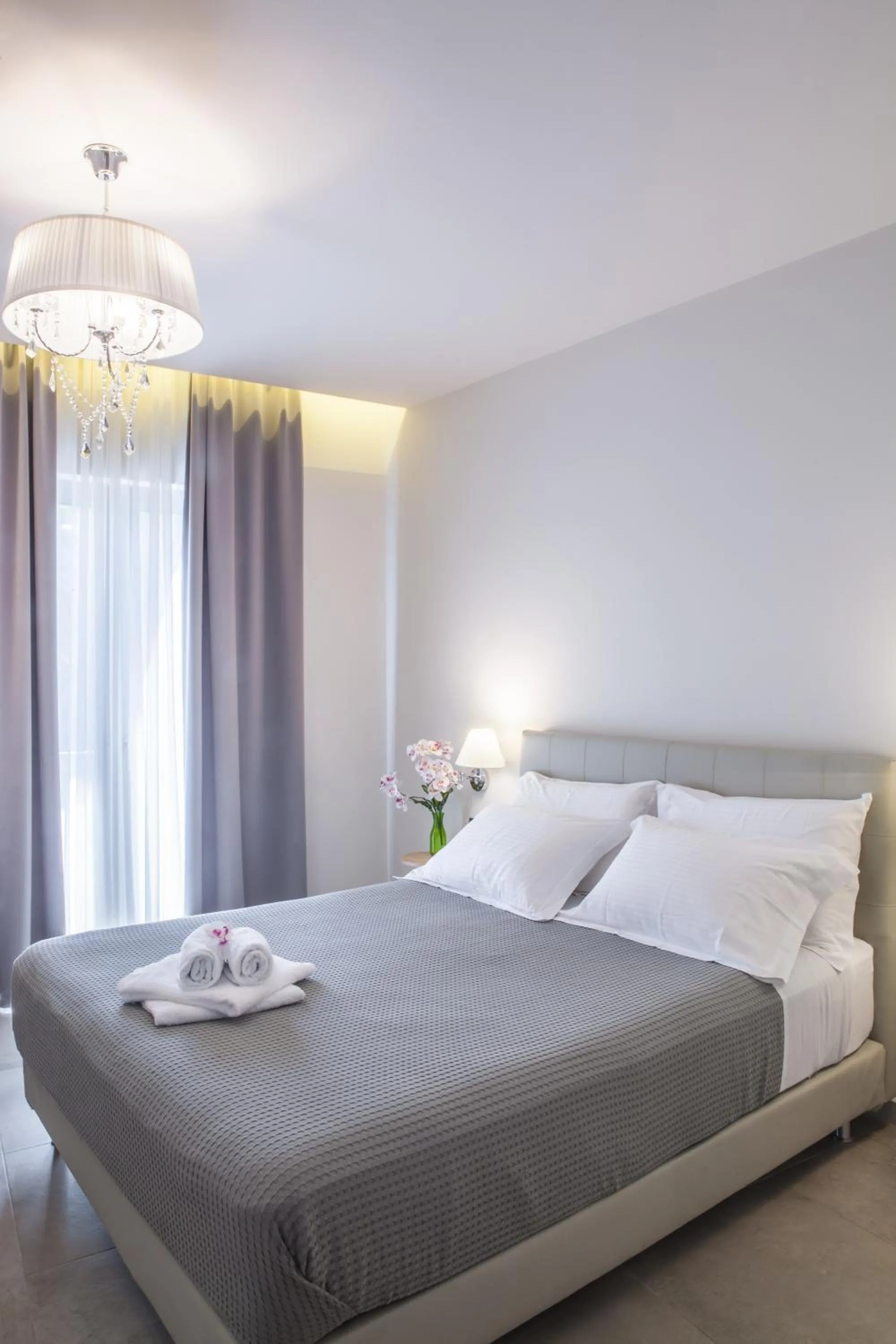 Coffee/tea facilities, Bed in Anemos Rooms & Apartments