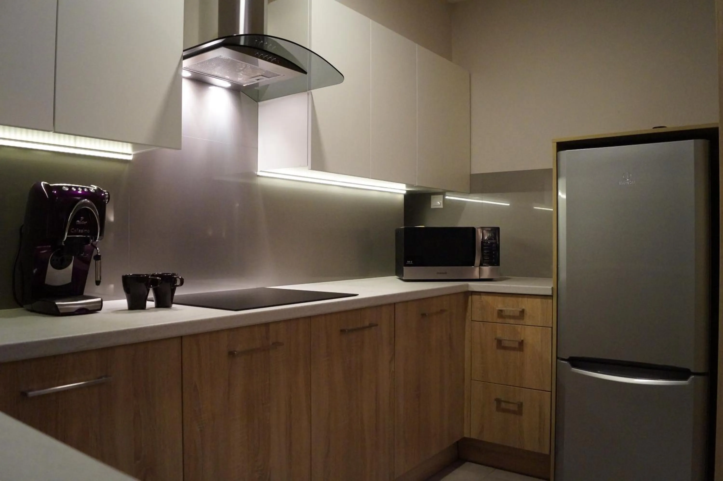 Kitchen or kitchenette in Emaus Apartments