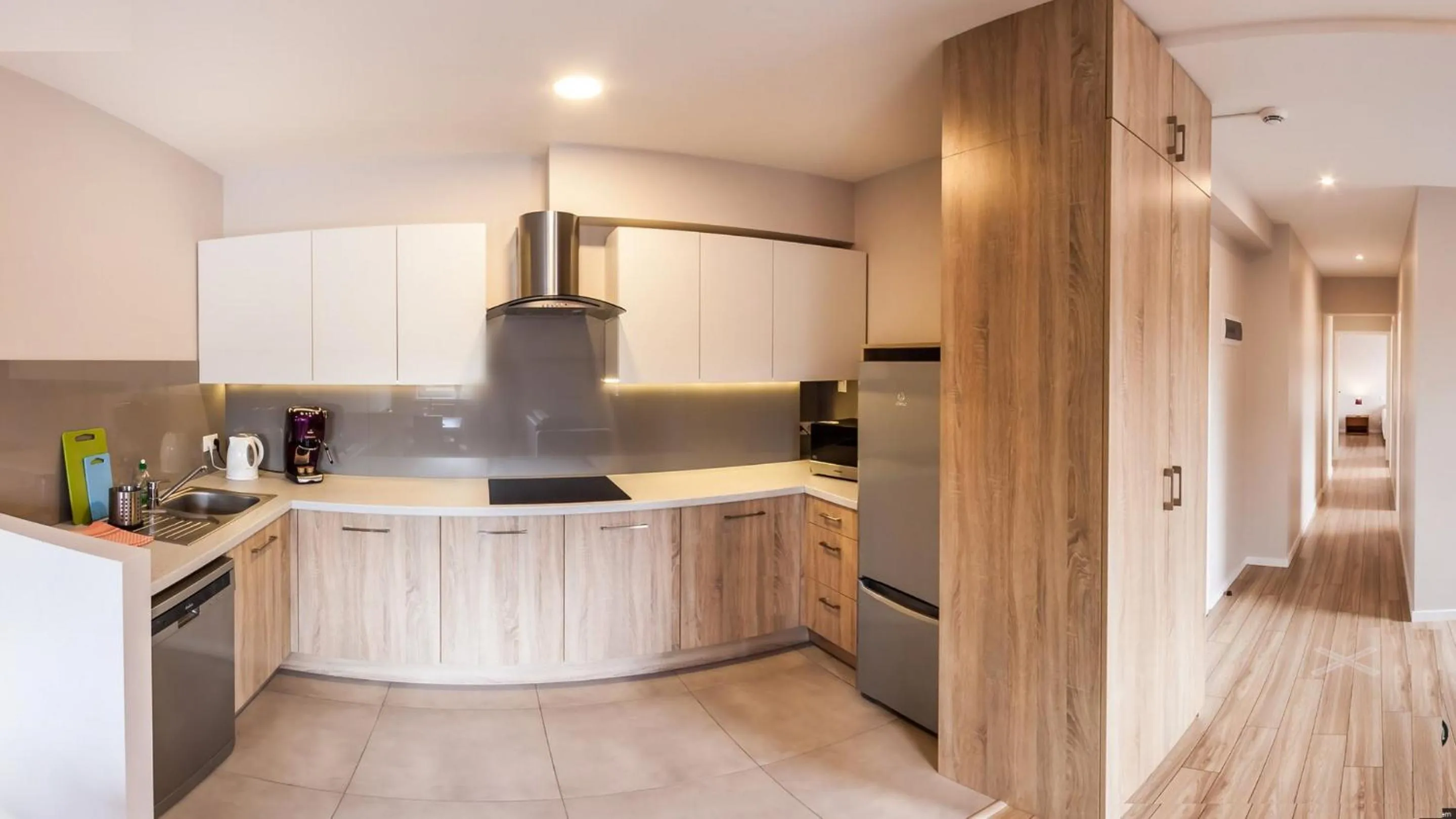 Kitchen or kitchenette in Emaus Apartments